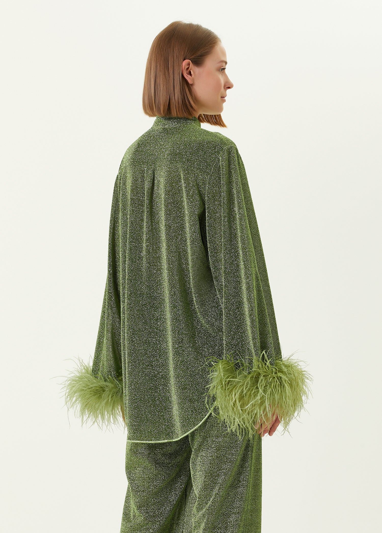 OSEREE LUMIERE PLUMAGE LONG SHIRT - BEYMEN