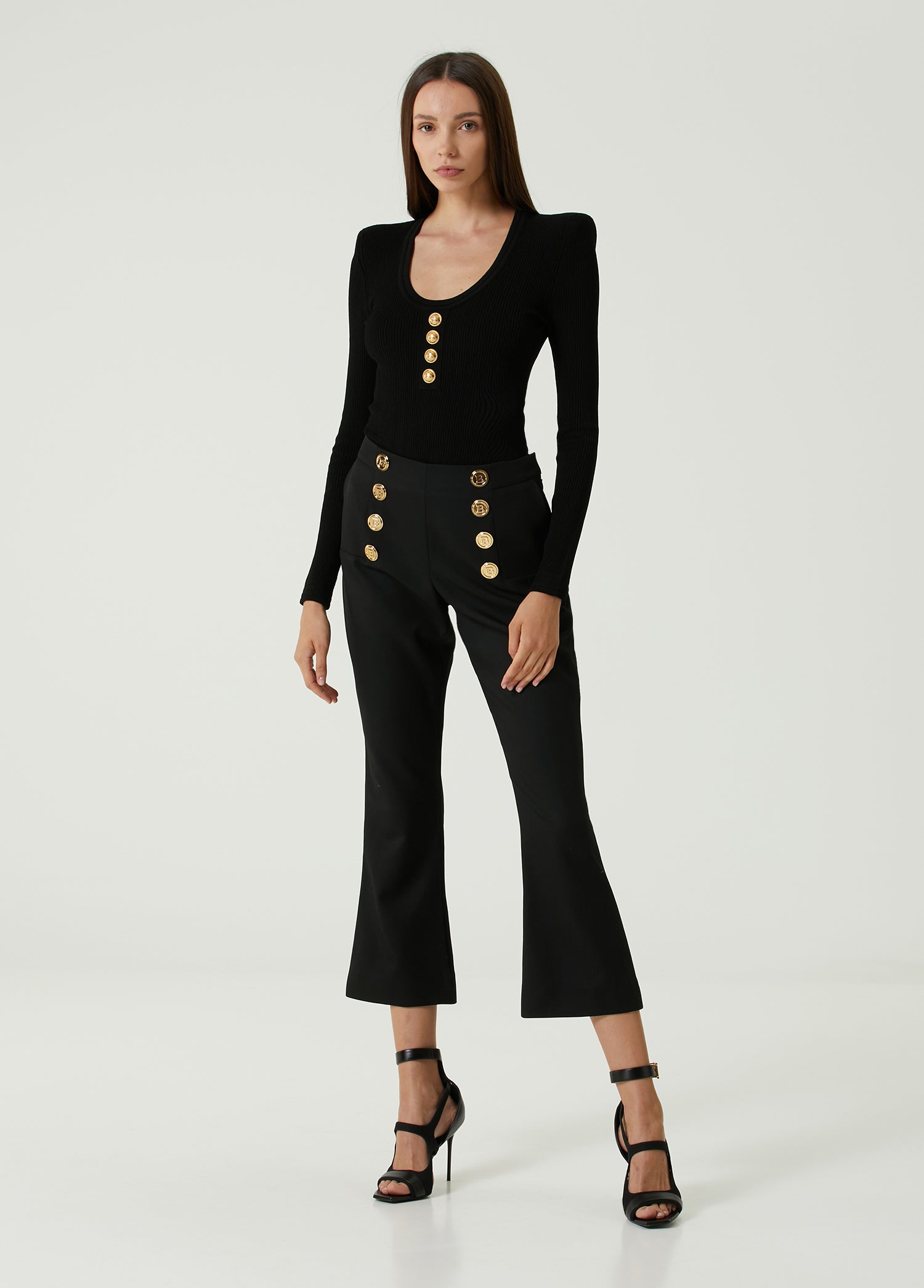BALMAIN 6 BTN CROPPED BOOTCUT