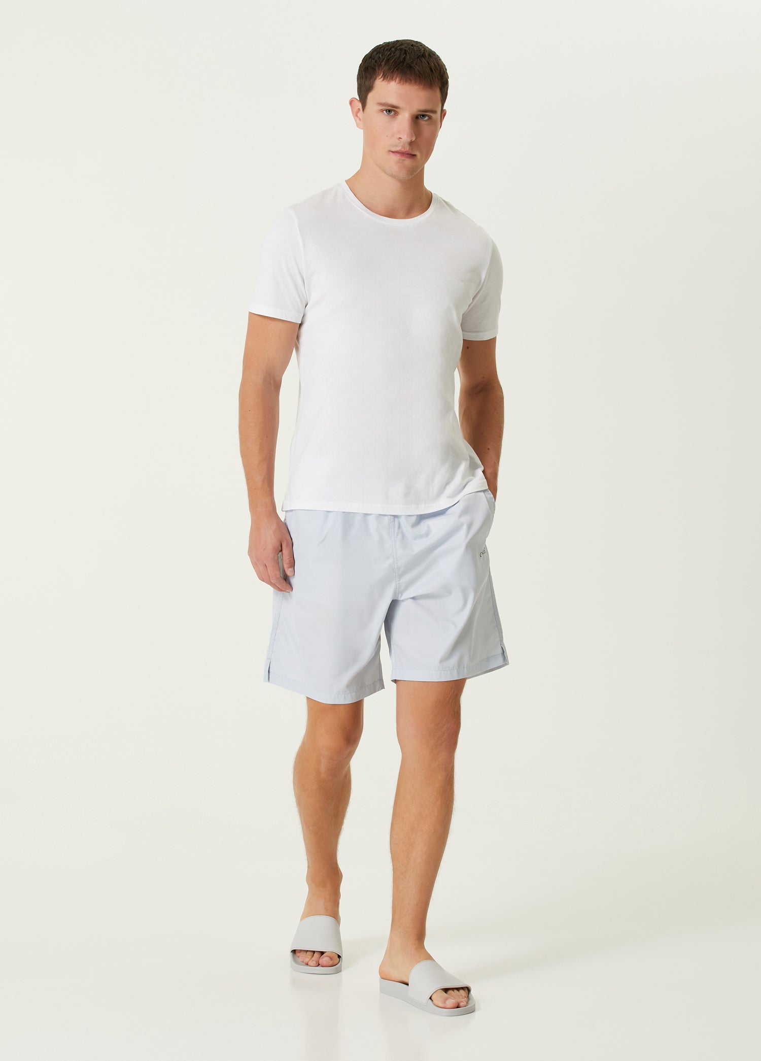 OFF WHITE SWIMSHORTS - BEYMEN