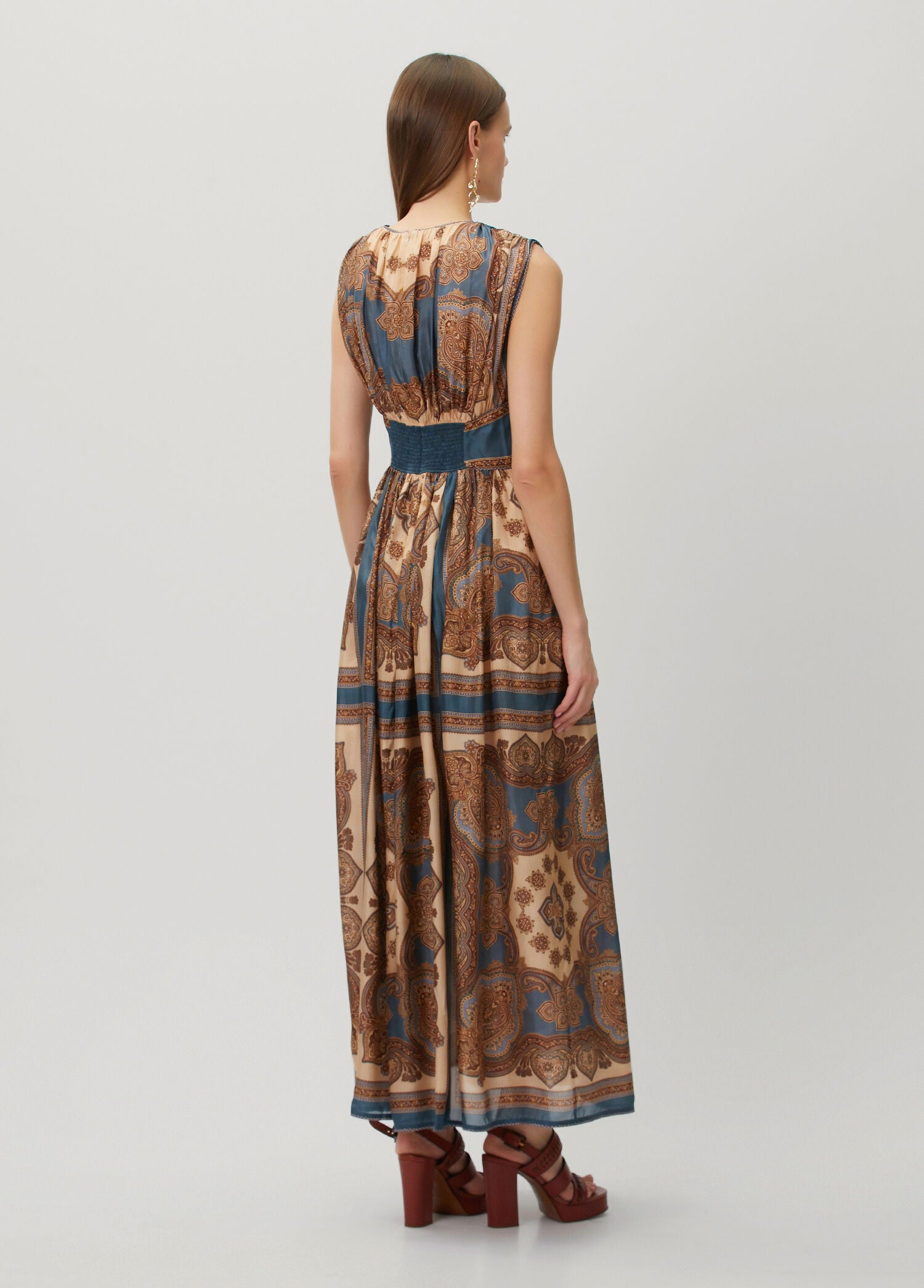 ZIMMERMAN MAHON WAISTED MAXI DRESS - BEYMEN