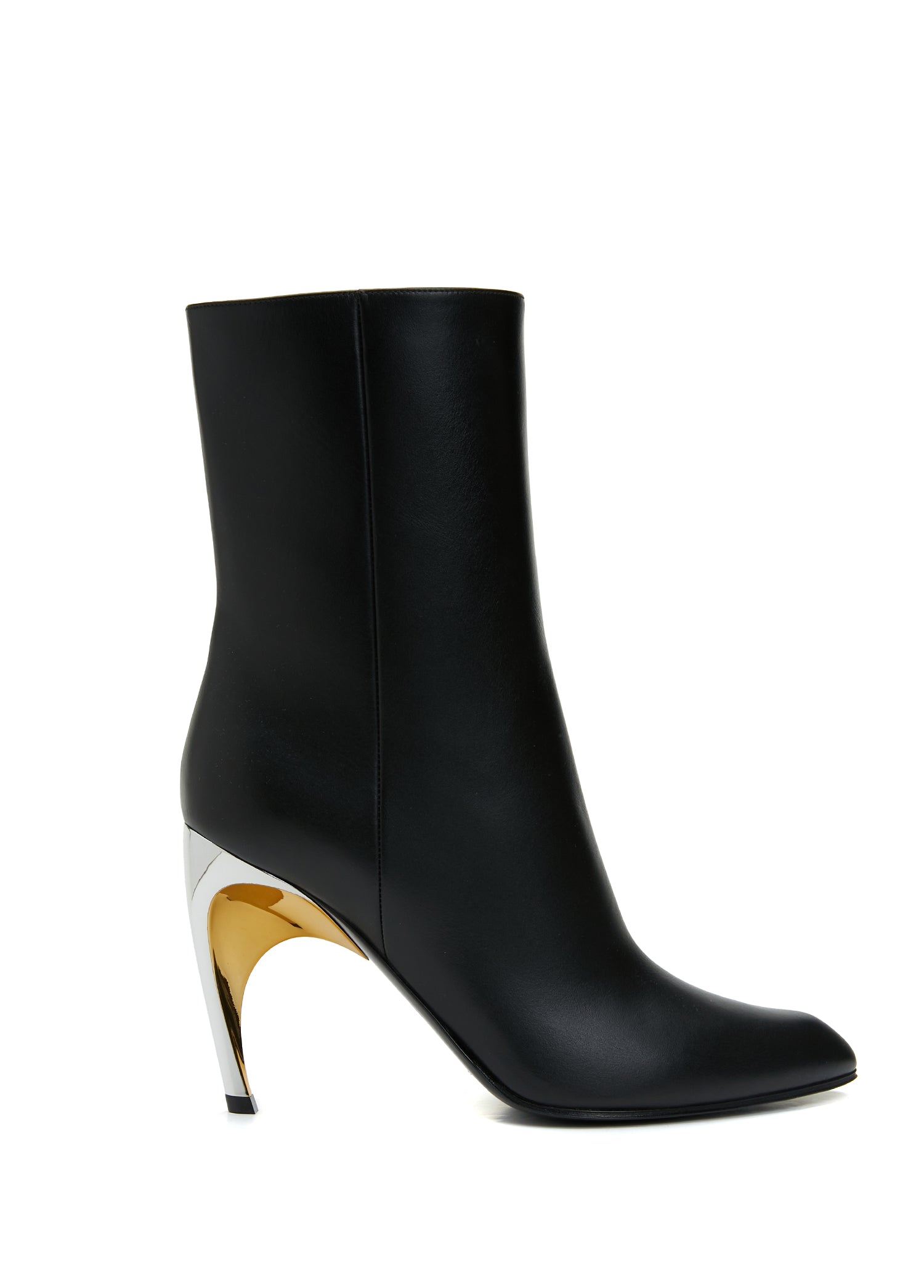 ALEXANDER MCQUEEN NAPPA GLEAM/BICOLOR HEEL/LOGO - BEYMEN