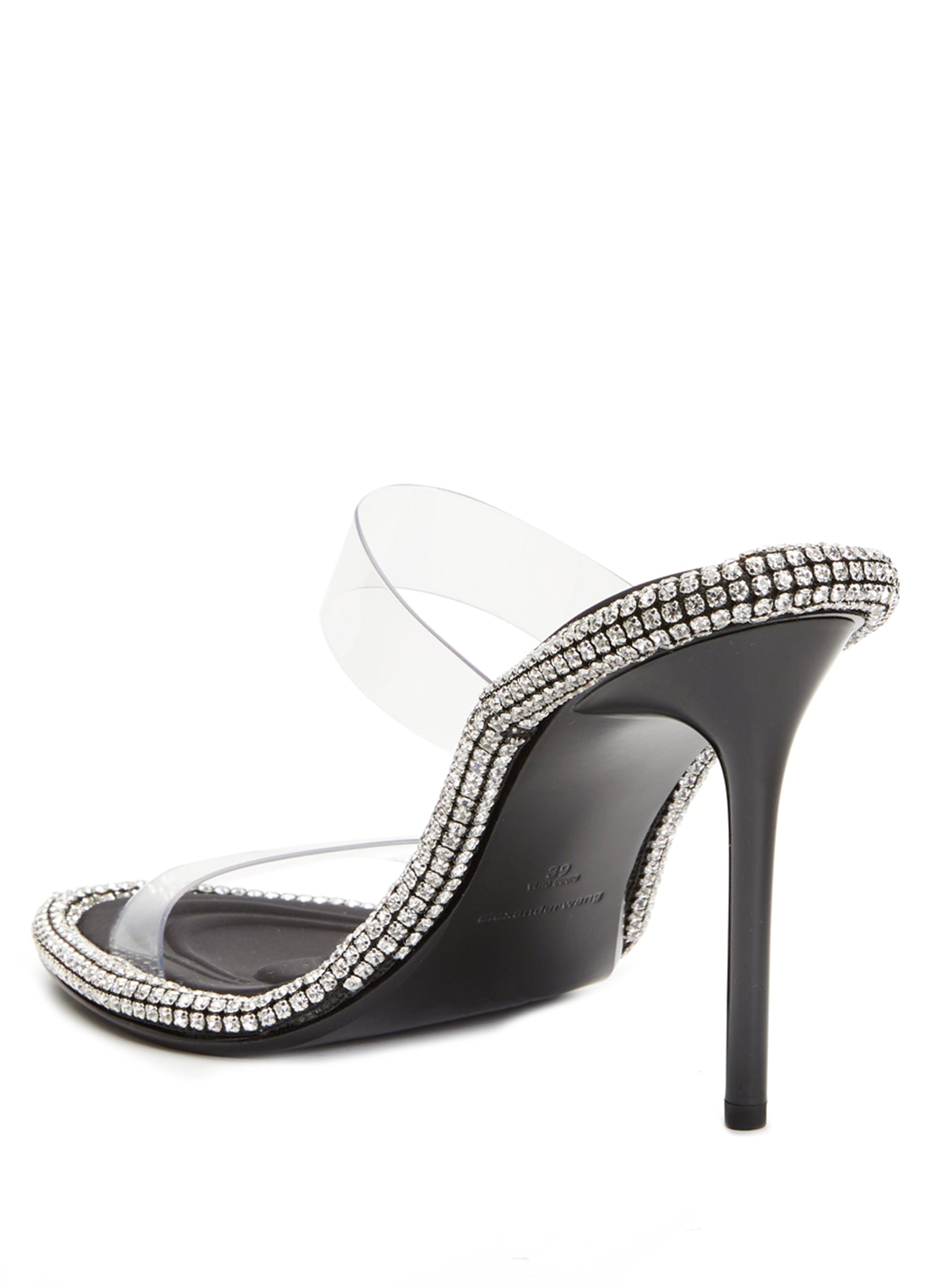 ALEXANDER WANG NOVA CRYSTAL SLIDE SANDAL - BEYMEN