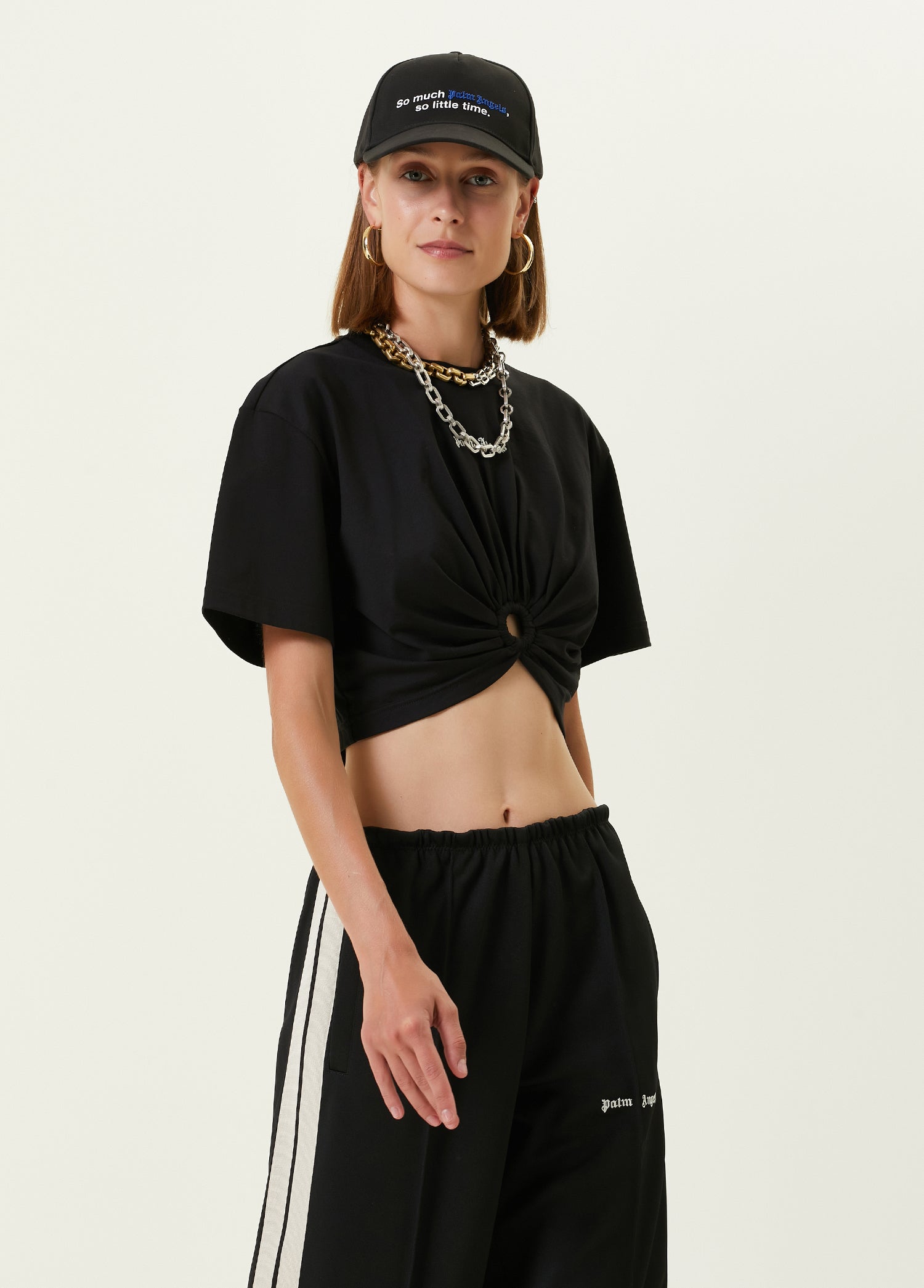 PALM ANGELS CLASSIC LOGO RING T-SHIRT - BEYMEN