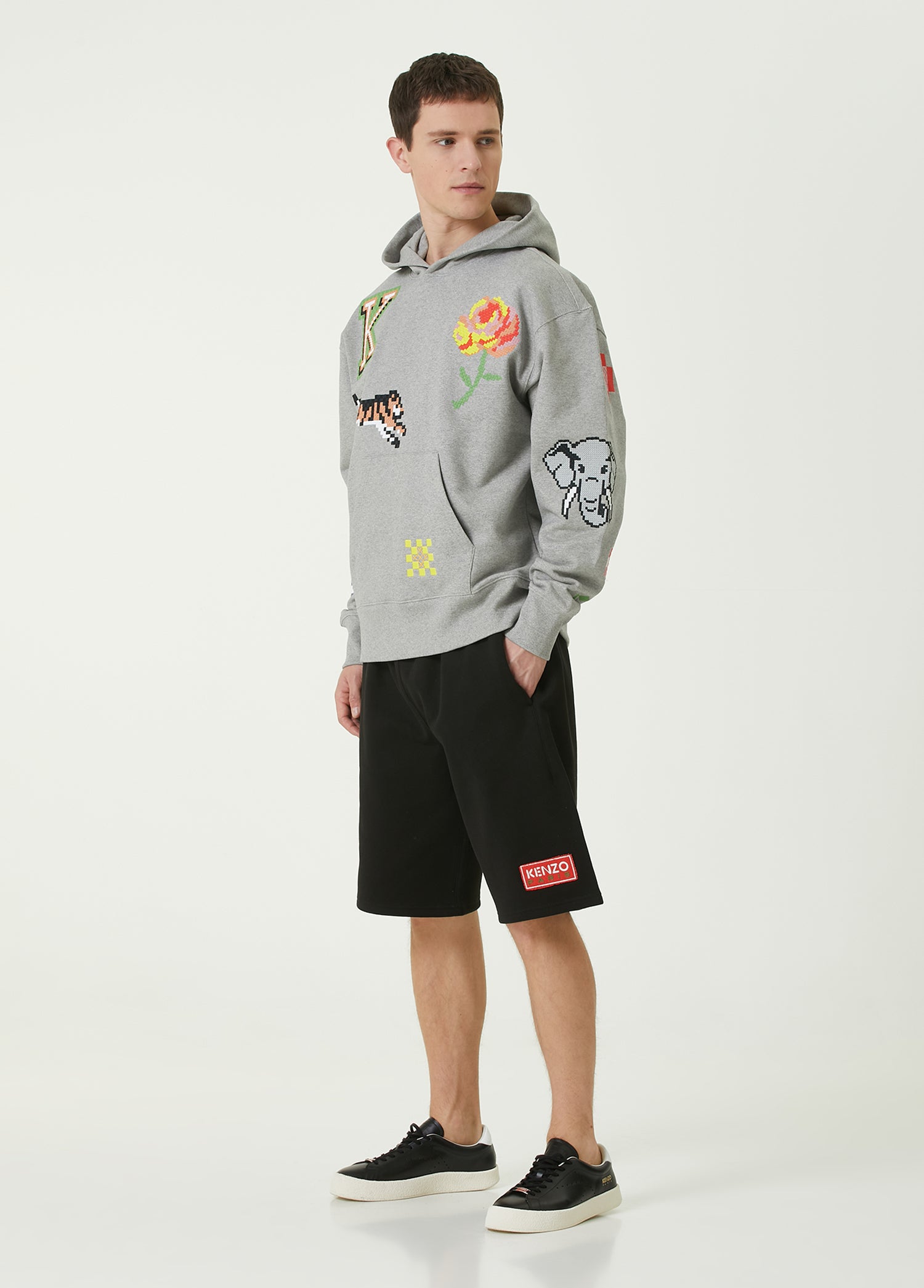KENZO SHORT W/LOGO - BEYMEN