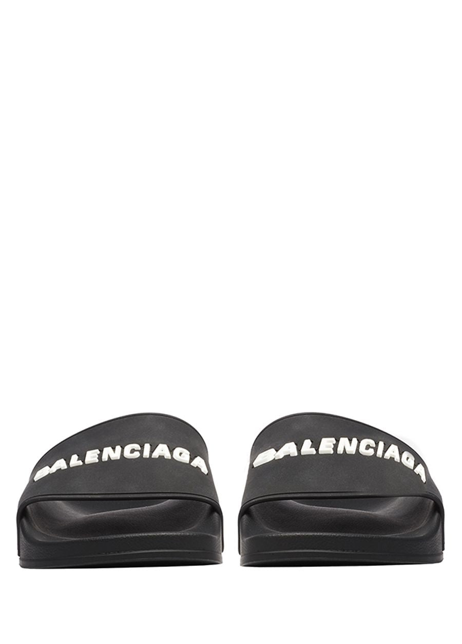 BALENCIAGA POOL SLIDE BAL LOGO - BEYMEN