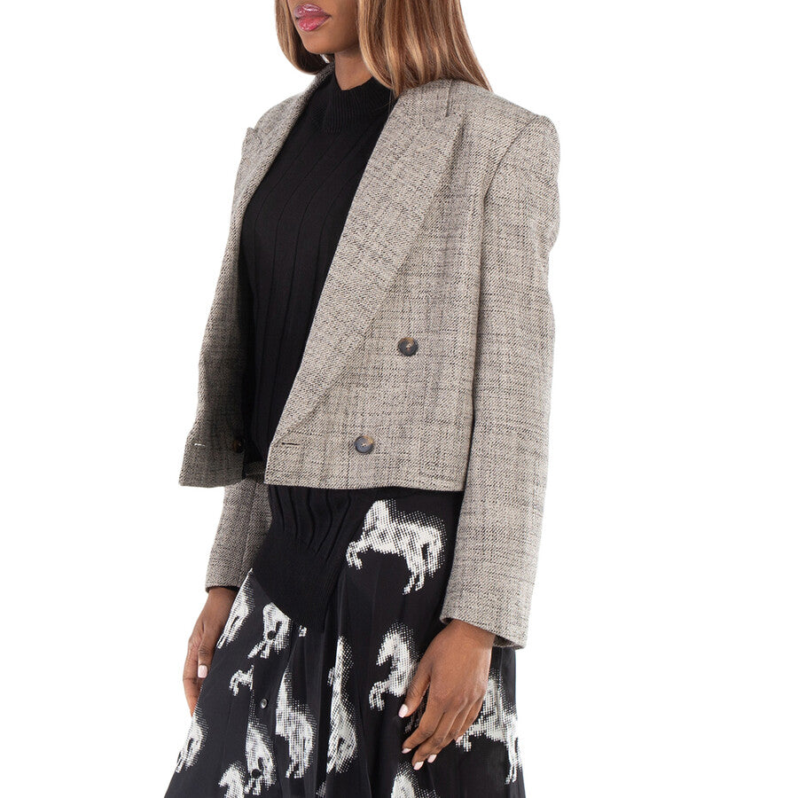 STELLA MCCARTNEY CROPPED OVERSIZED JACKET - BEYMEN