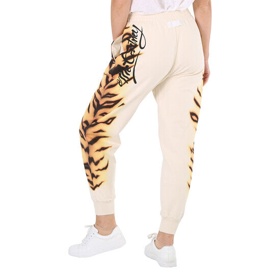 STELLA MCCARTNEY LNY TIGER PRINT SWEATPANTS - BEYMEN