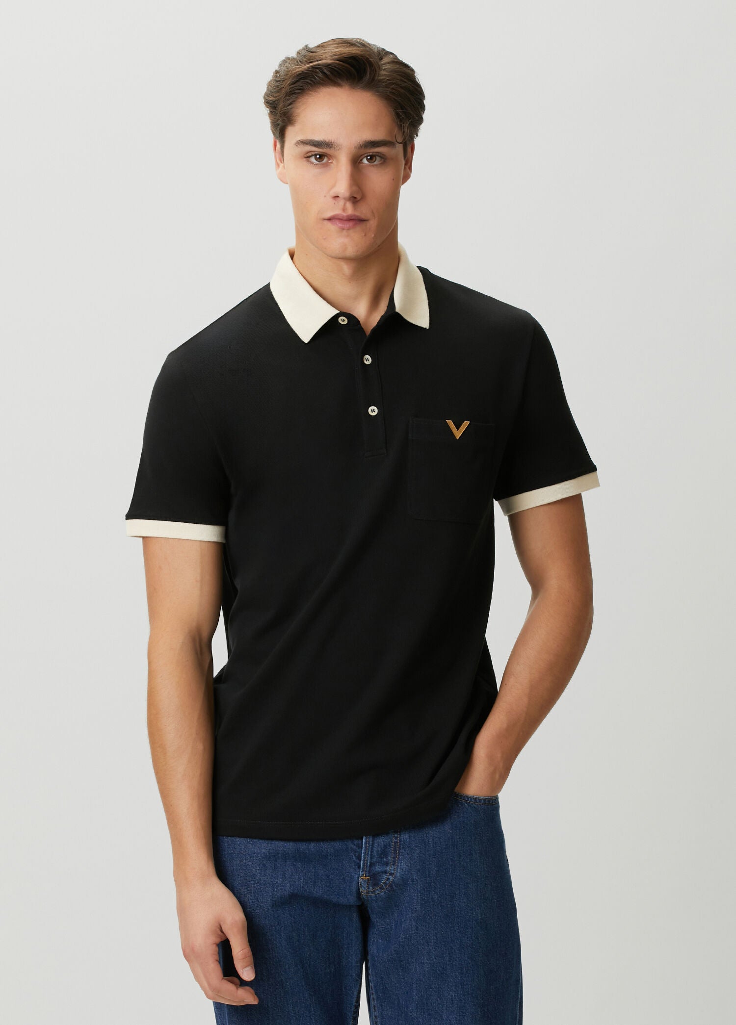 VALENTINO GARAVANI POLO JERSEY - BEYMEN