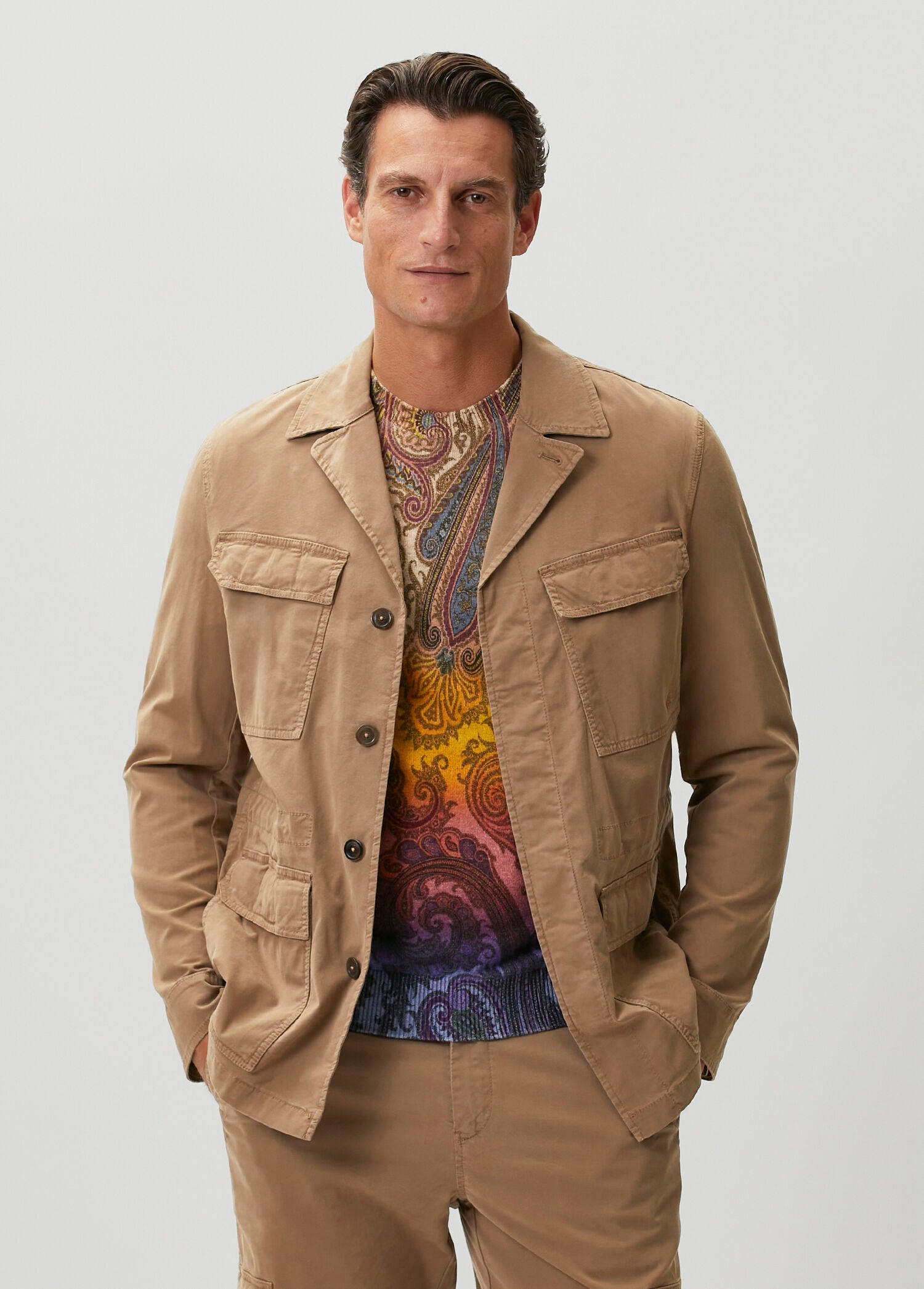 ETRO GARMENT DYE UNLINED FIELD JACK - BEYMEN