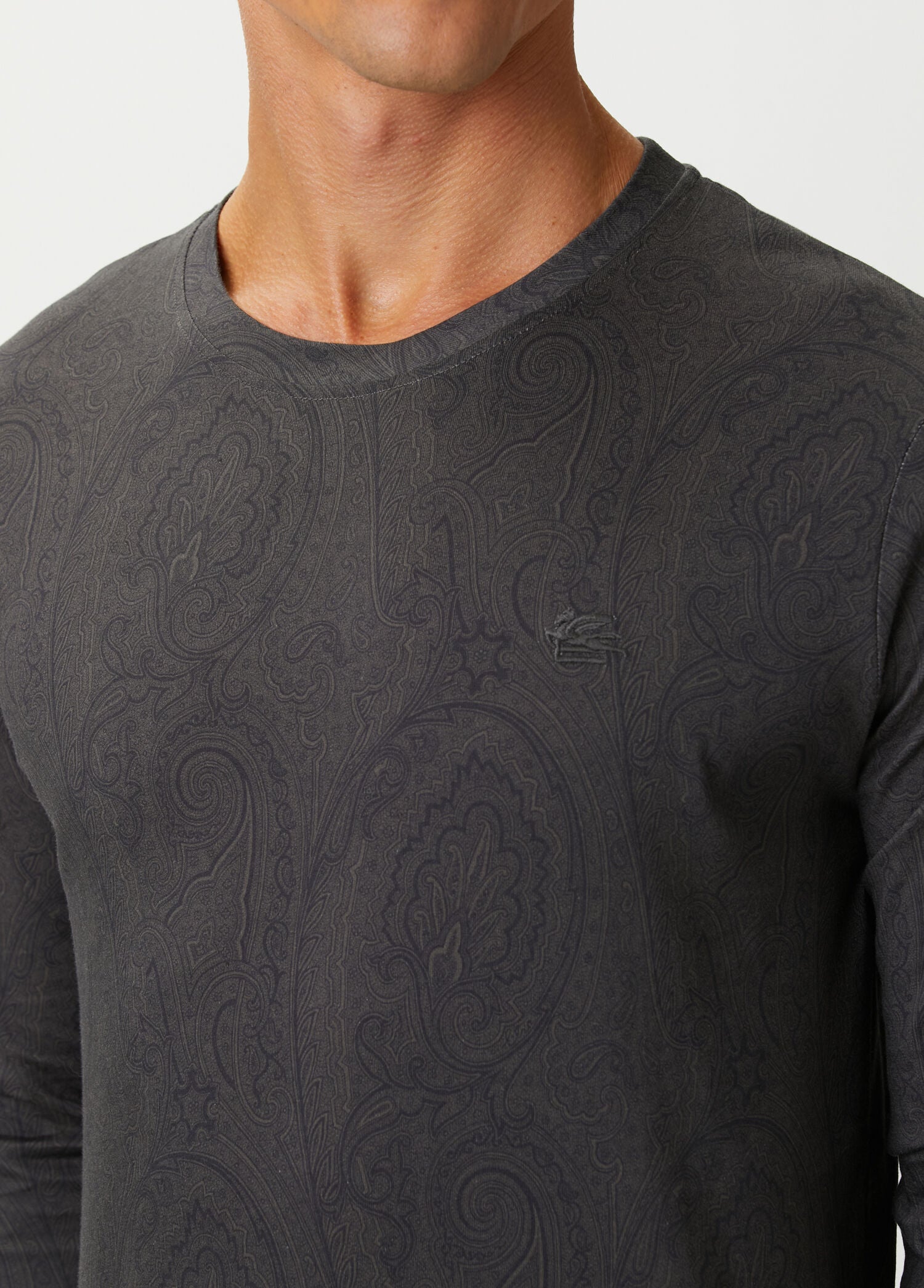 ETRO C-NECK ROMA L/S T-SHIRT - BEYMEN