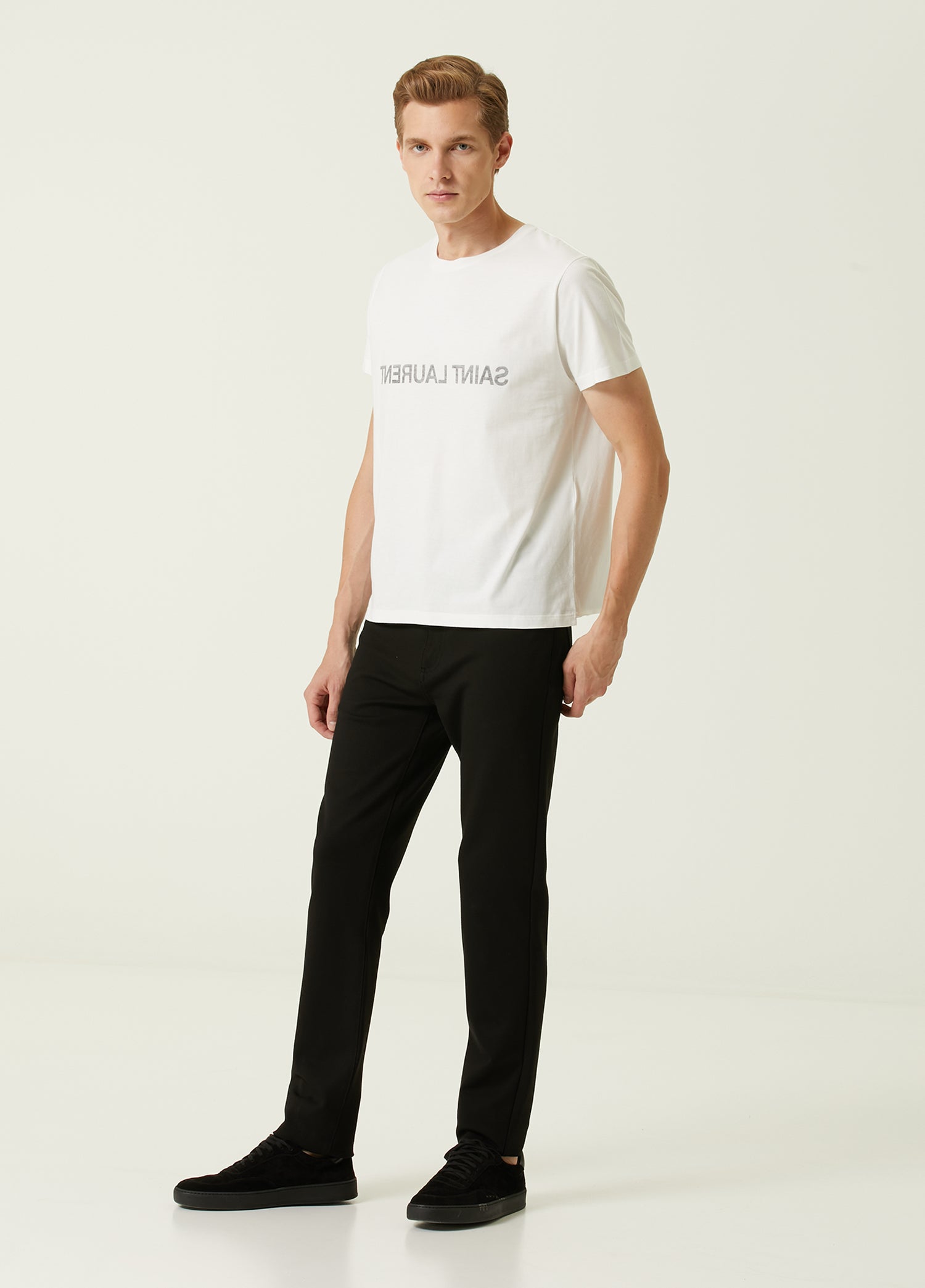 YVES SAINT LAURENT T-SHIRT COL ROND