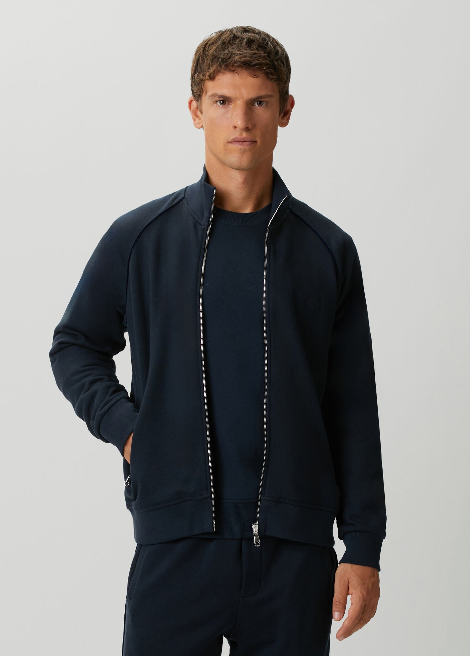 ETRO SWEAT BOMBER W/PIPING - BEYMEN