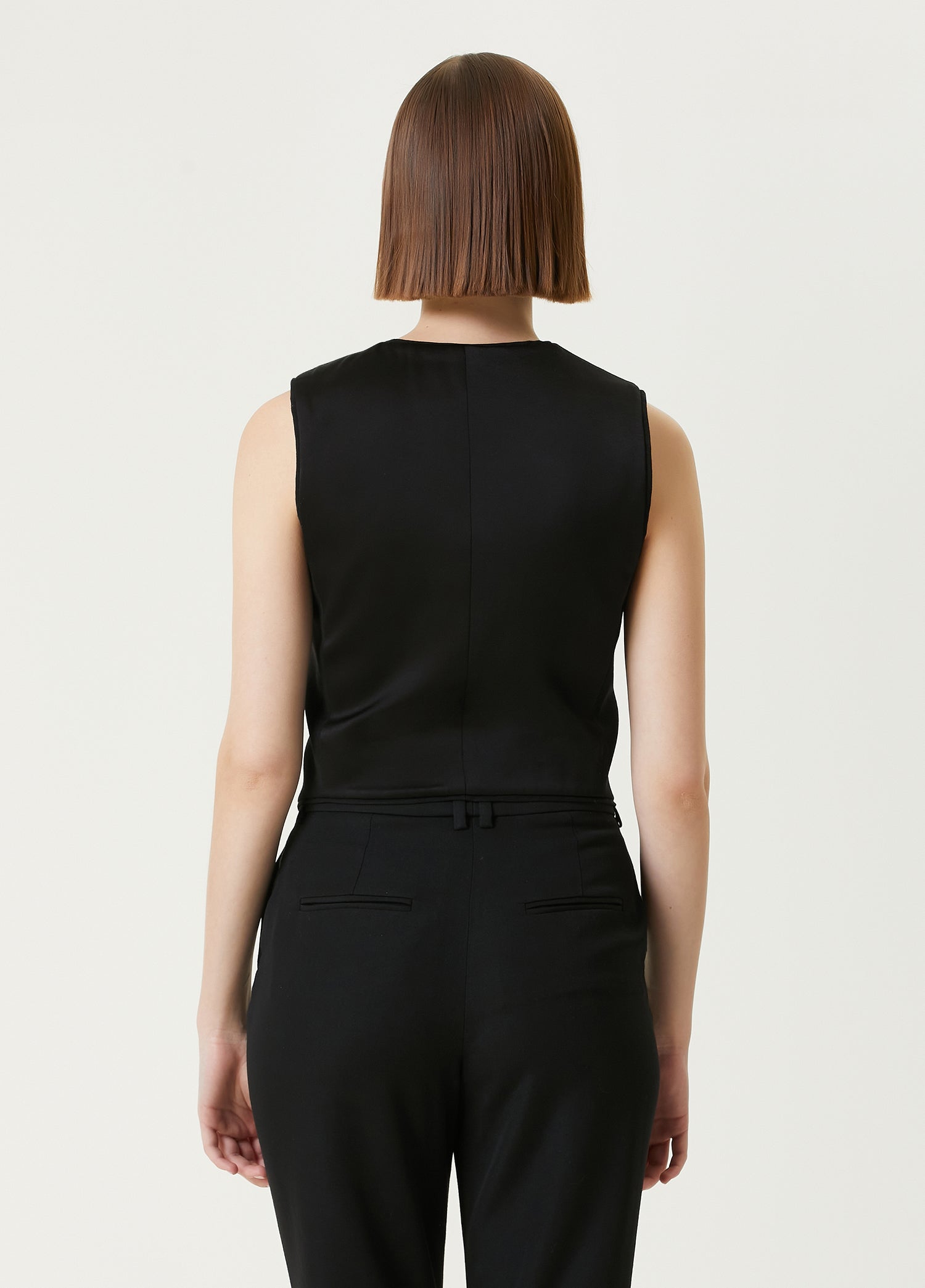 BALMAIN SATIN VEST TOP - BEYMEN