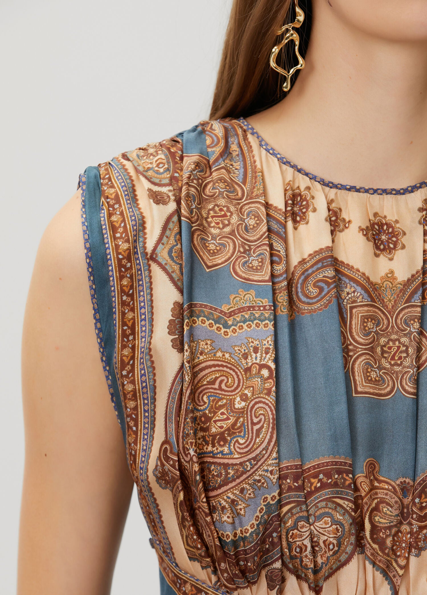 ZIMMERMAN MAHON WAISTED MAXI DRESS - BEYMEN