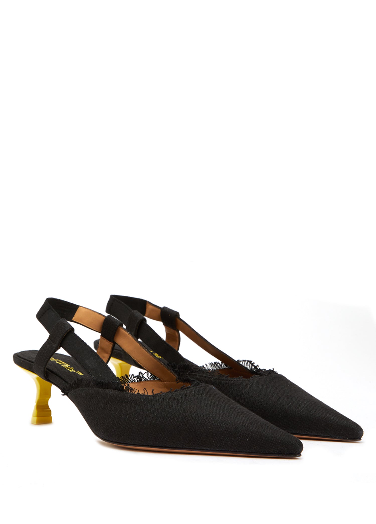 OFF-WHITE POP OYSTER SLINGBACK PUMP - BEYMEN