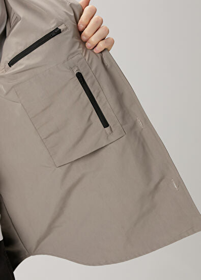 EMPORIO ARMANI NYLON SHIRT JACKET - BEYMEN