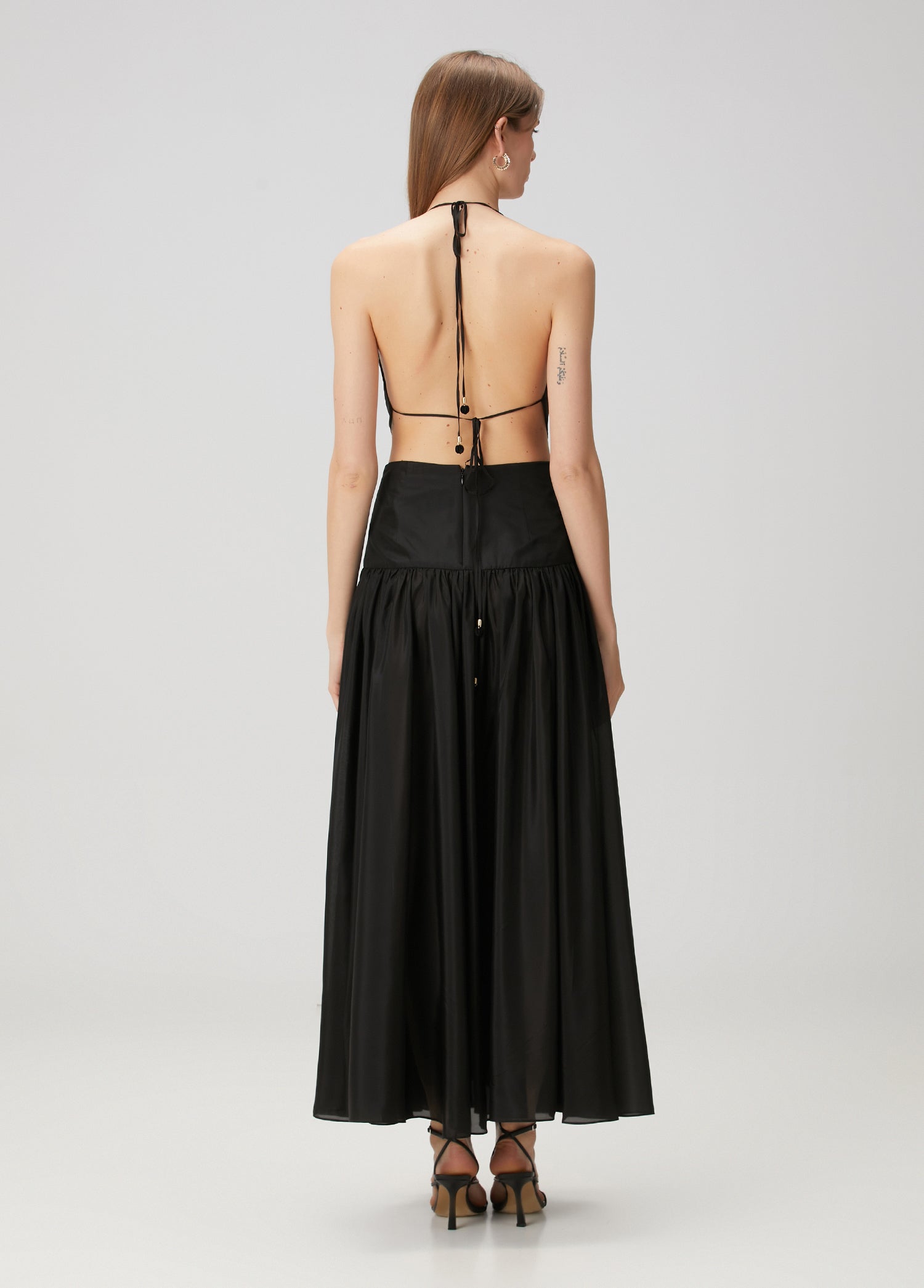 ZIMMERMAN RHIANNON PLUNGE HALTER MAXI - BEYMEN