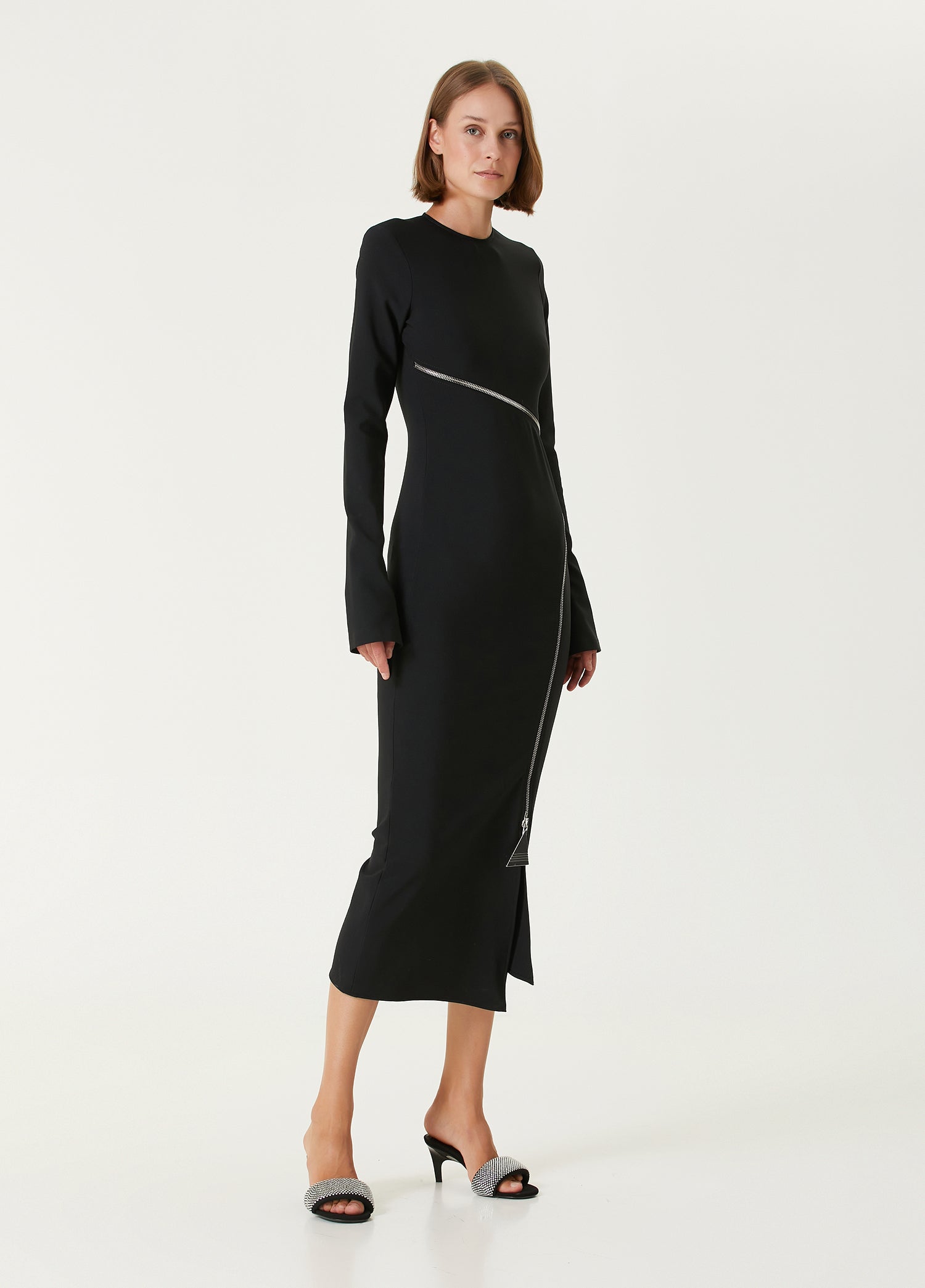 THE ATTICO ABITO MIDI DRESS