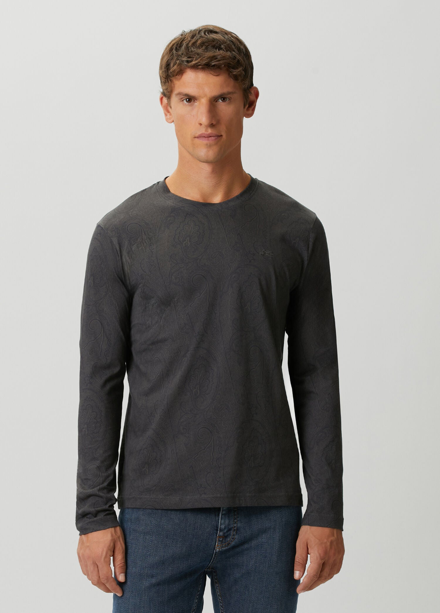 ETRO C-NECK ROMA L/S T-SHIRT - BEYMEN