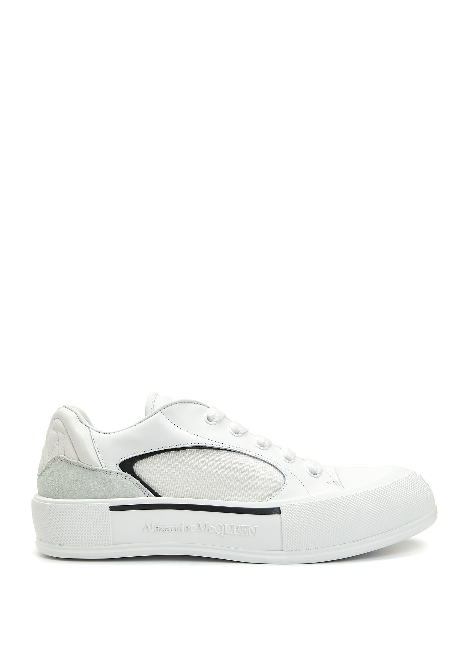 ALEXANDER MCQUEEN SKATE DECK PLIMSOLL SNEAKER - BEYMEN