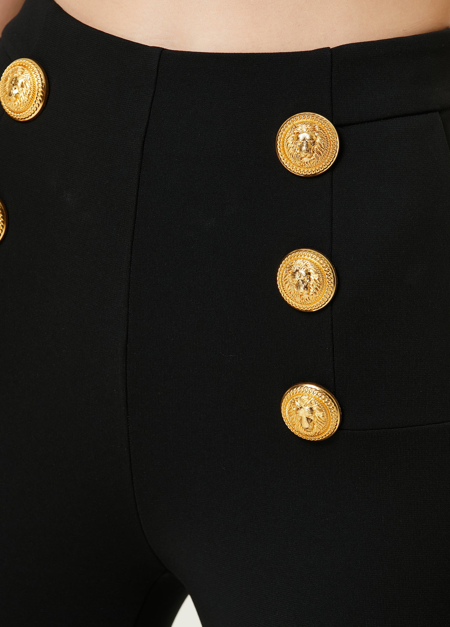 BALMAIN SKINNY STRETCH PANTS - BEYMEN