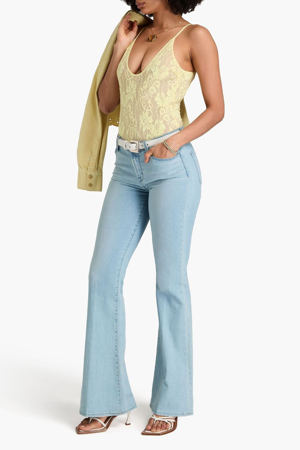 ZIMMERMAN SCOOP NECK BODYSUIT