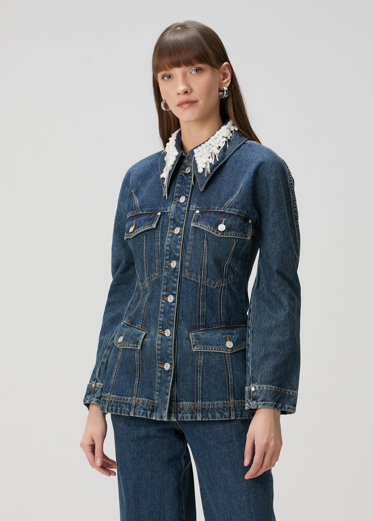 GIVENCHY O SHAPED SLEEVES JACKET - BEYMEN