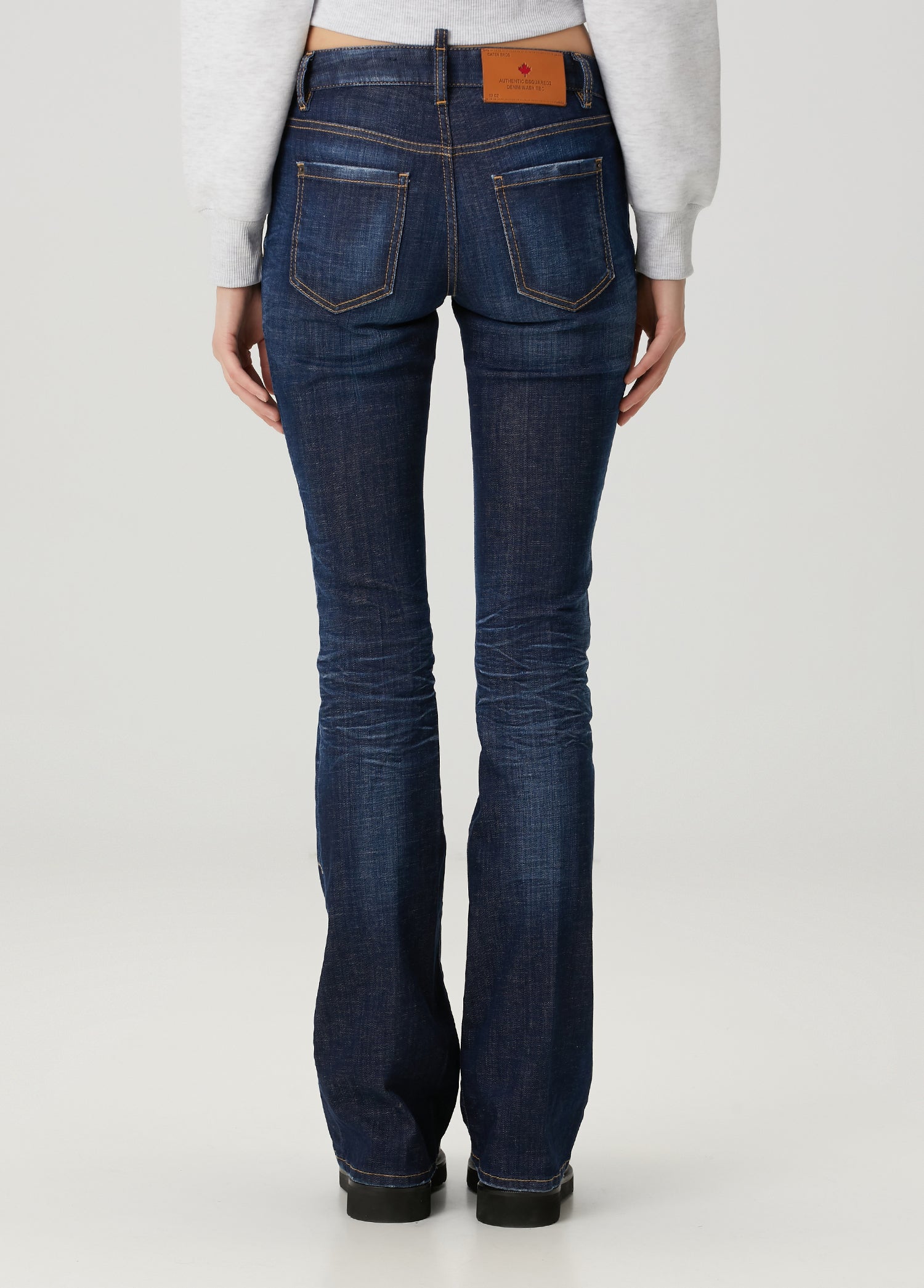 DSQUARED2 MEDIUM WAIST FLARE JEAN - BEYMEN