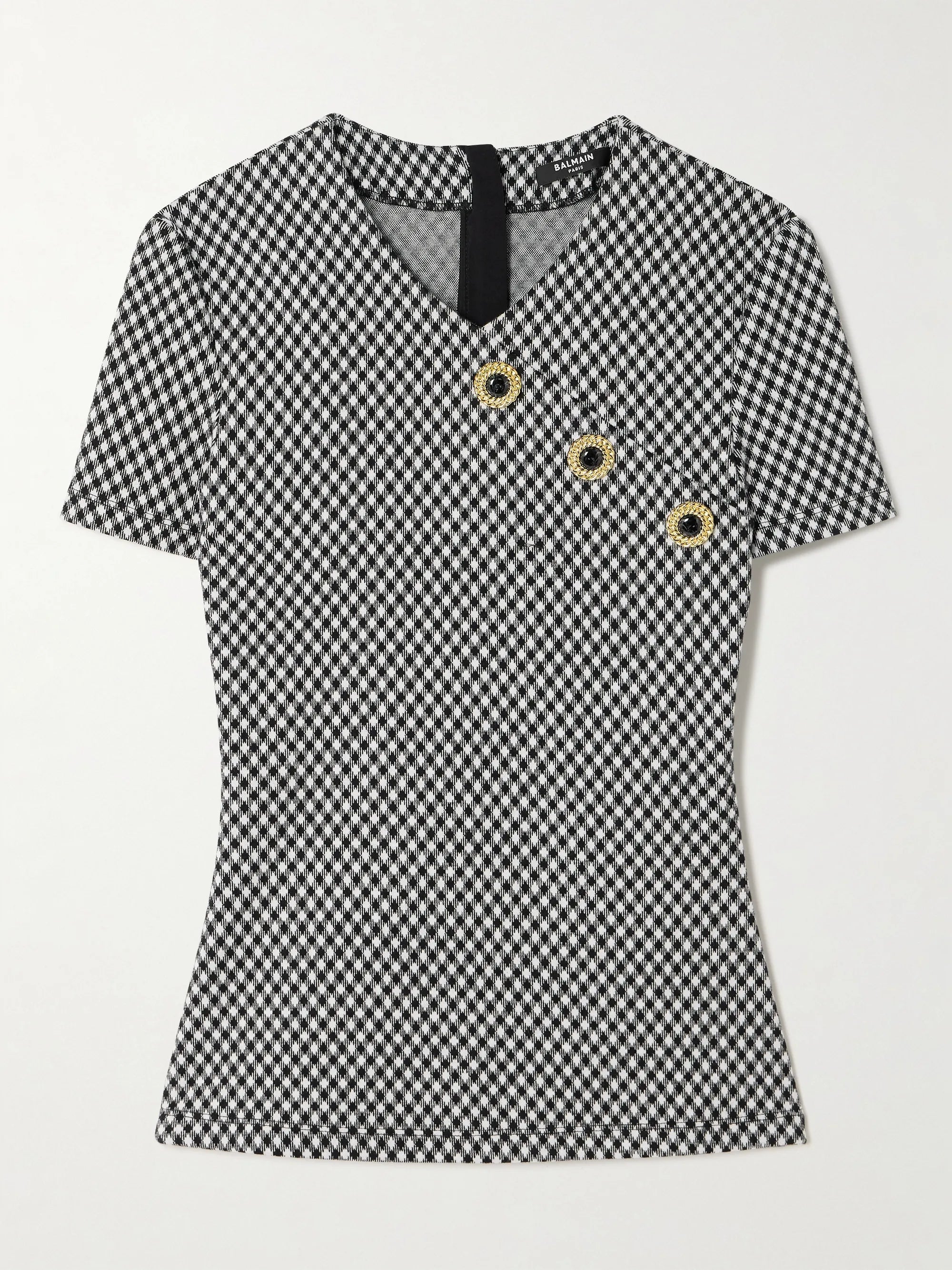 BALMAIN MINI VICHY TOP