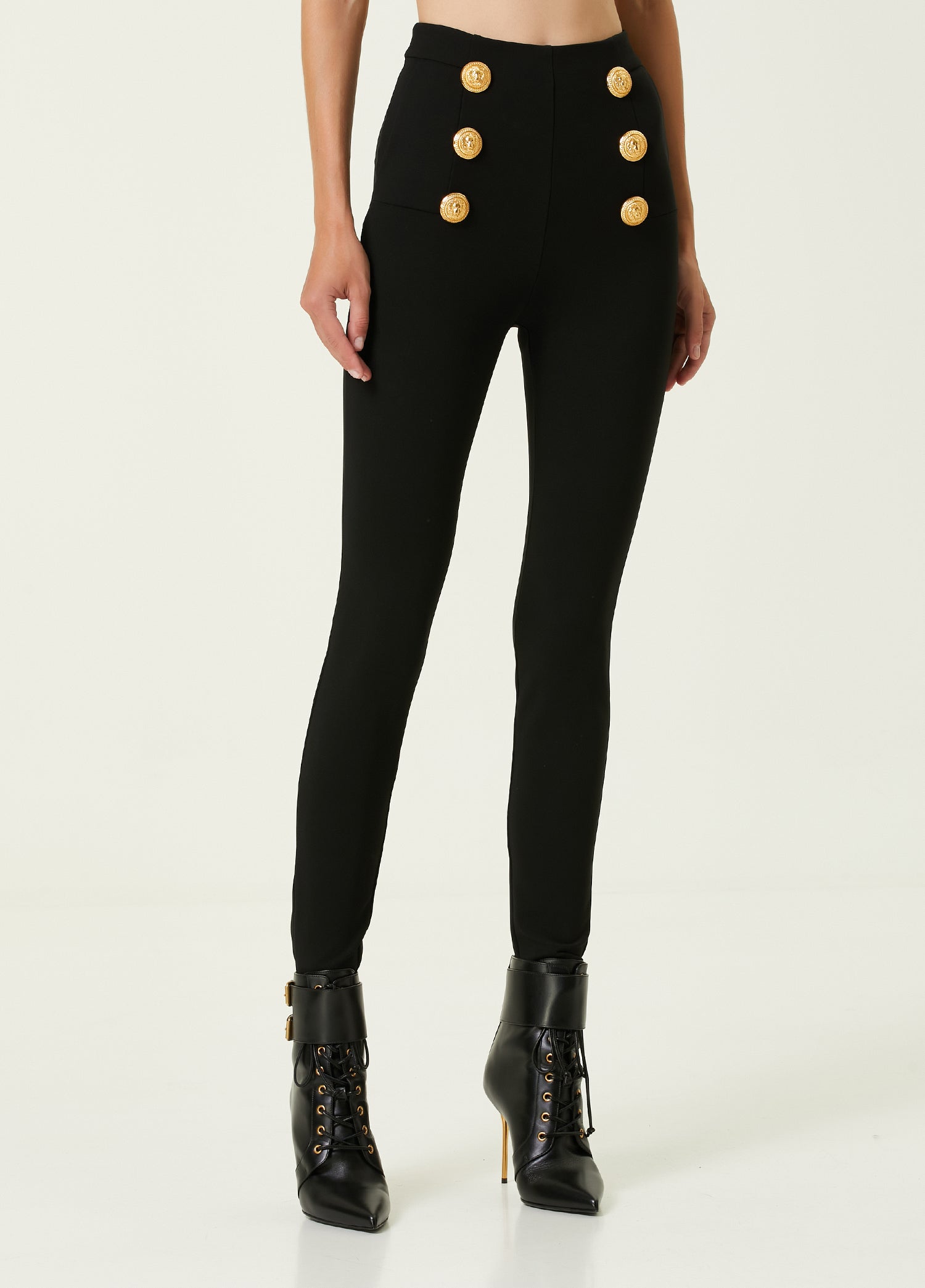 BALMAIN SKINNY STRETCH PANTS - BEYMEN
