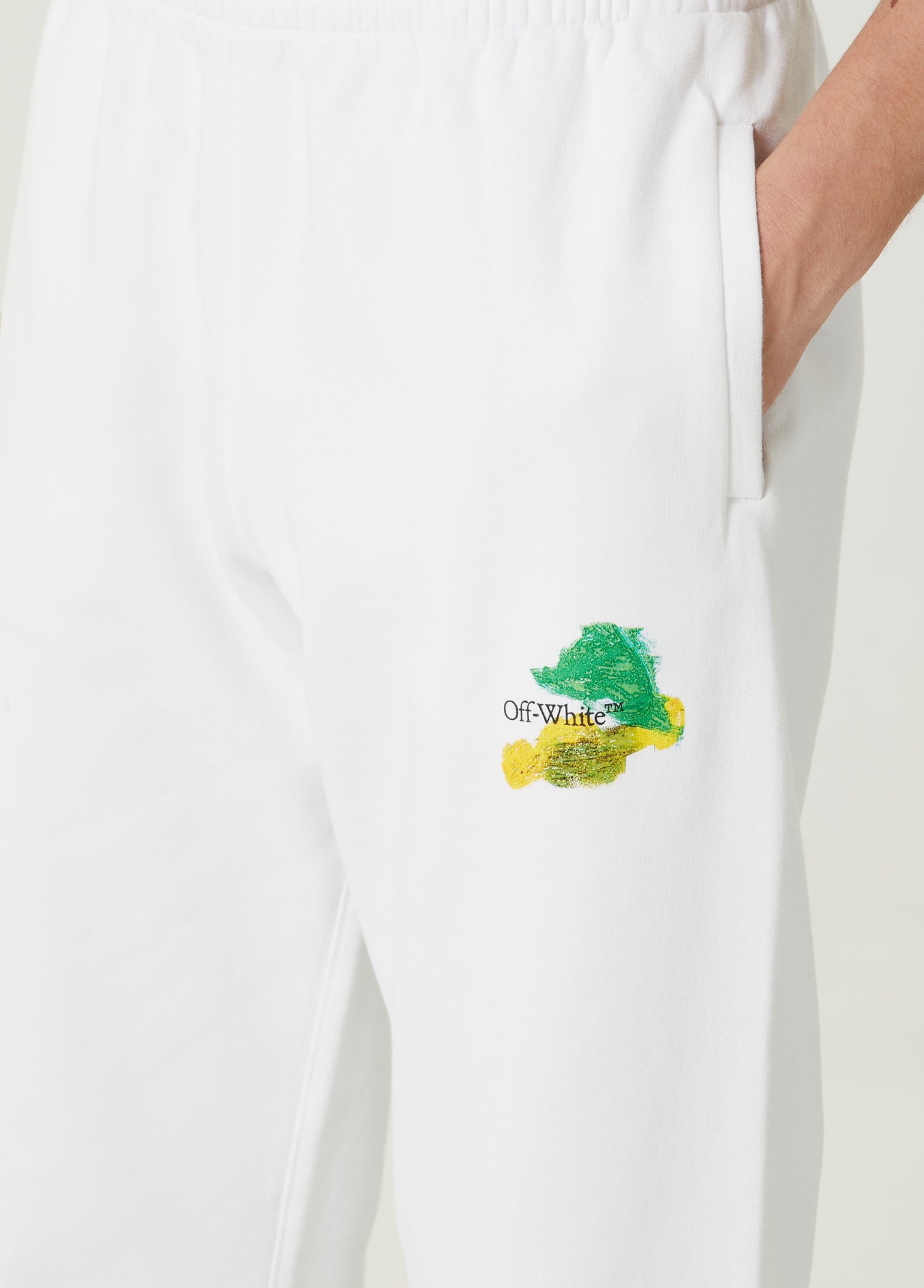 OFF-WHITE BRUSH ARR SLIM SWEATPANT
