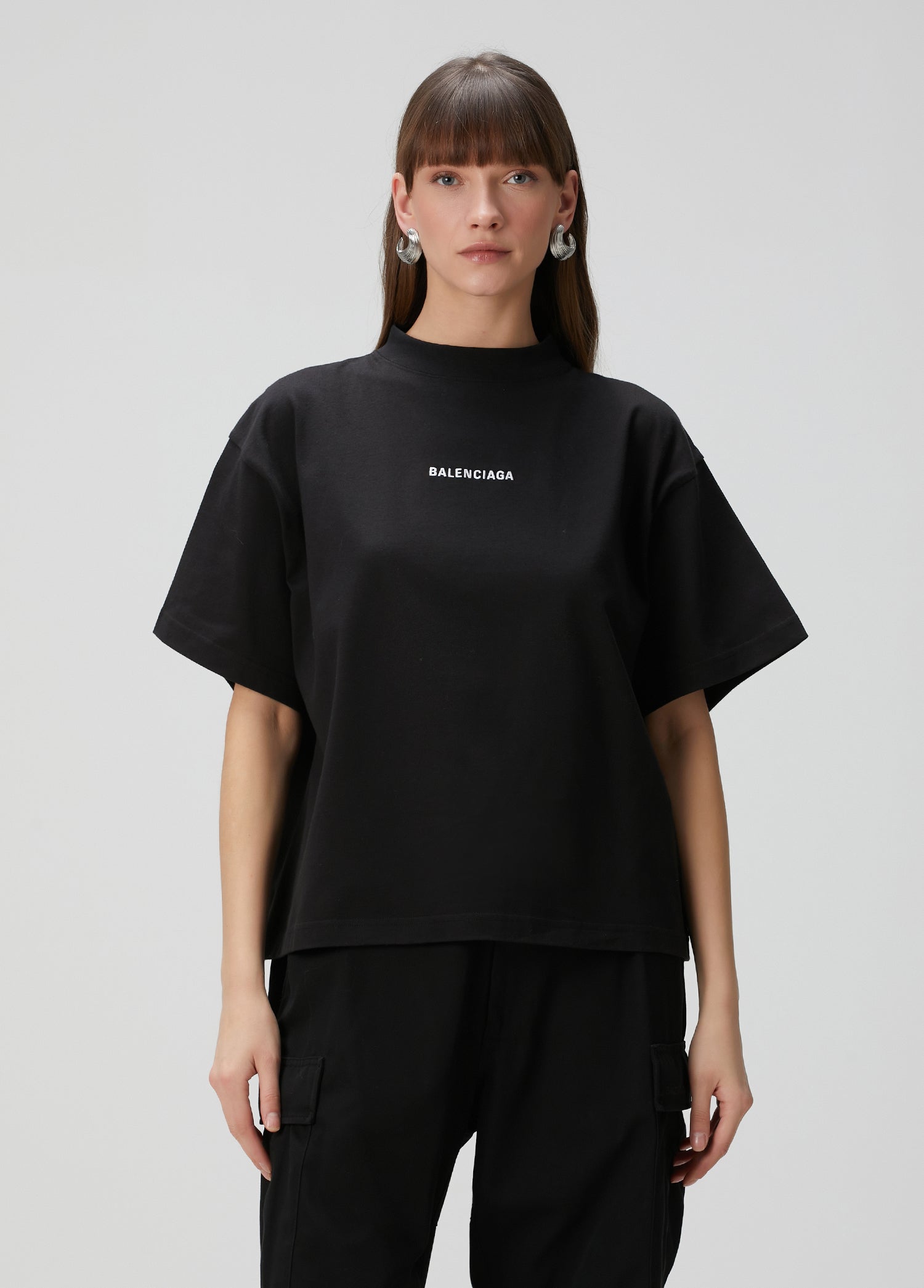 BALENCIAGA S/S CROPPED T-SHIRT