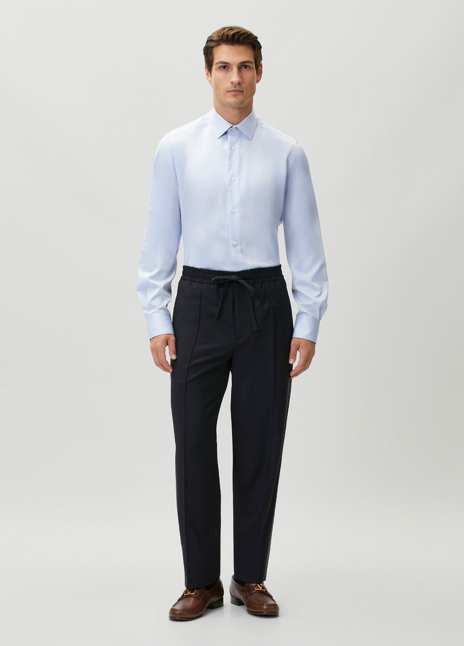 VALENTINO GARAVANI PANTALONE RICAMO V LOGO - BEYMEN