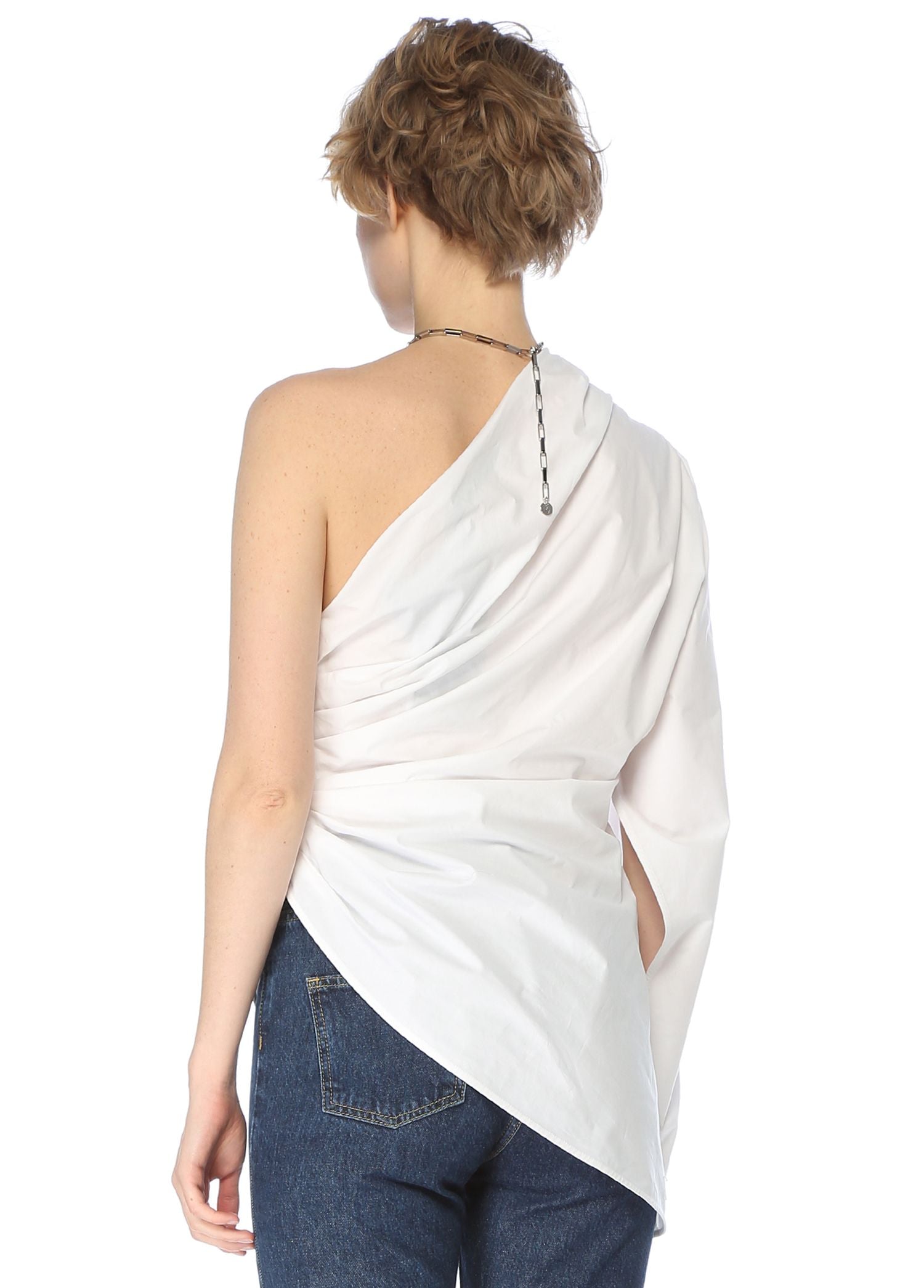 THE ATTICO TOP SINGLE SHOULDER - BEYMEN