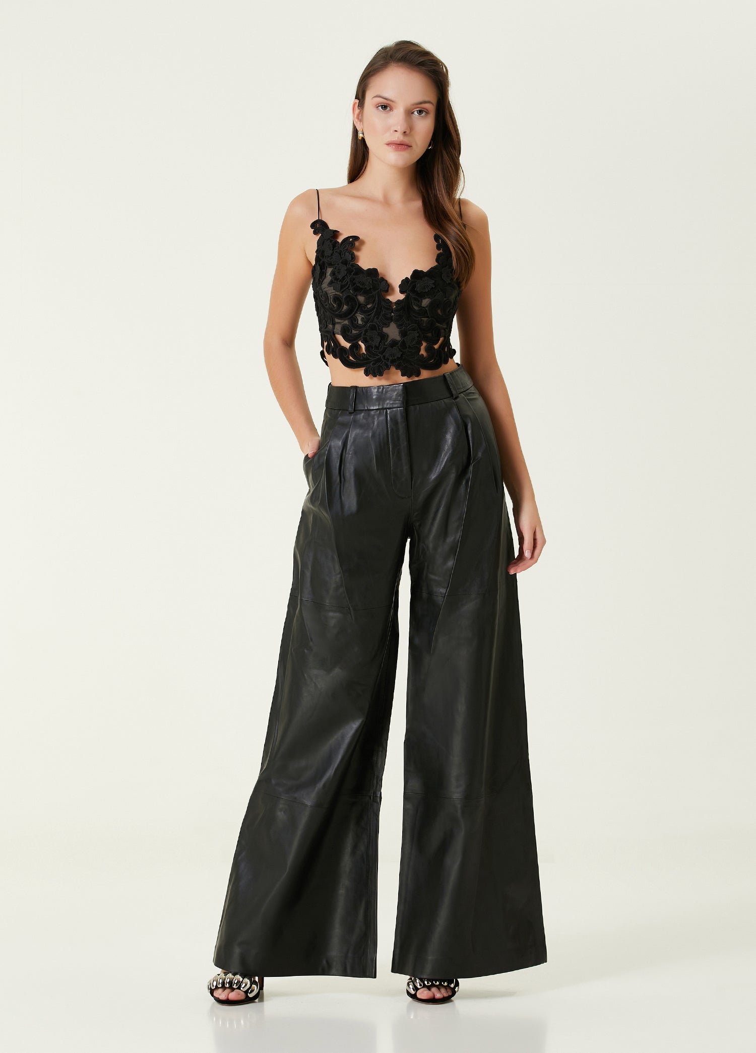 ZIMMERMAN SENSORY VELVET LACE BODICE - BEYMEN