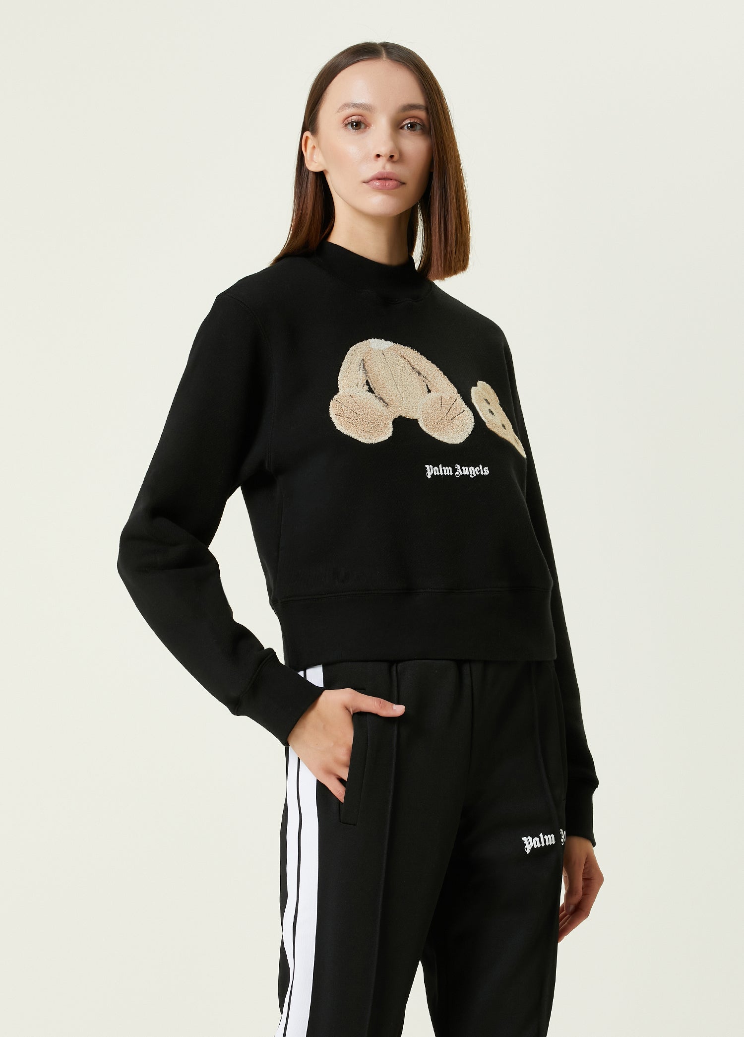PALM ANGELS CREW SWEATSHIRT - BEYMEN