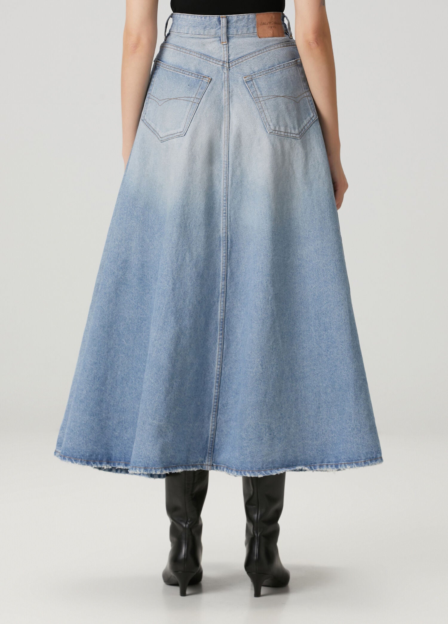 BALENCIAGA GODET MAXI SKIRT - BEYMEN