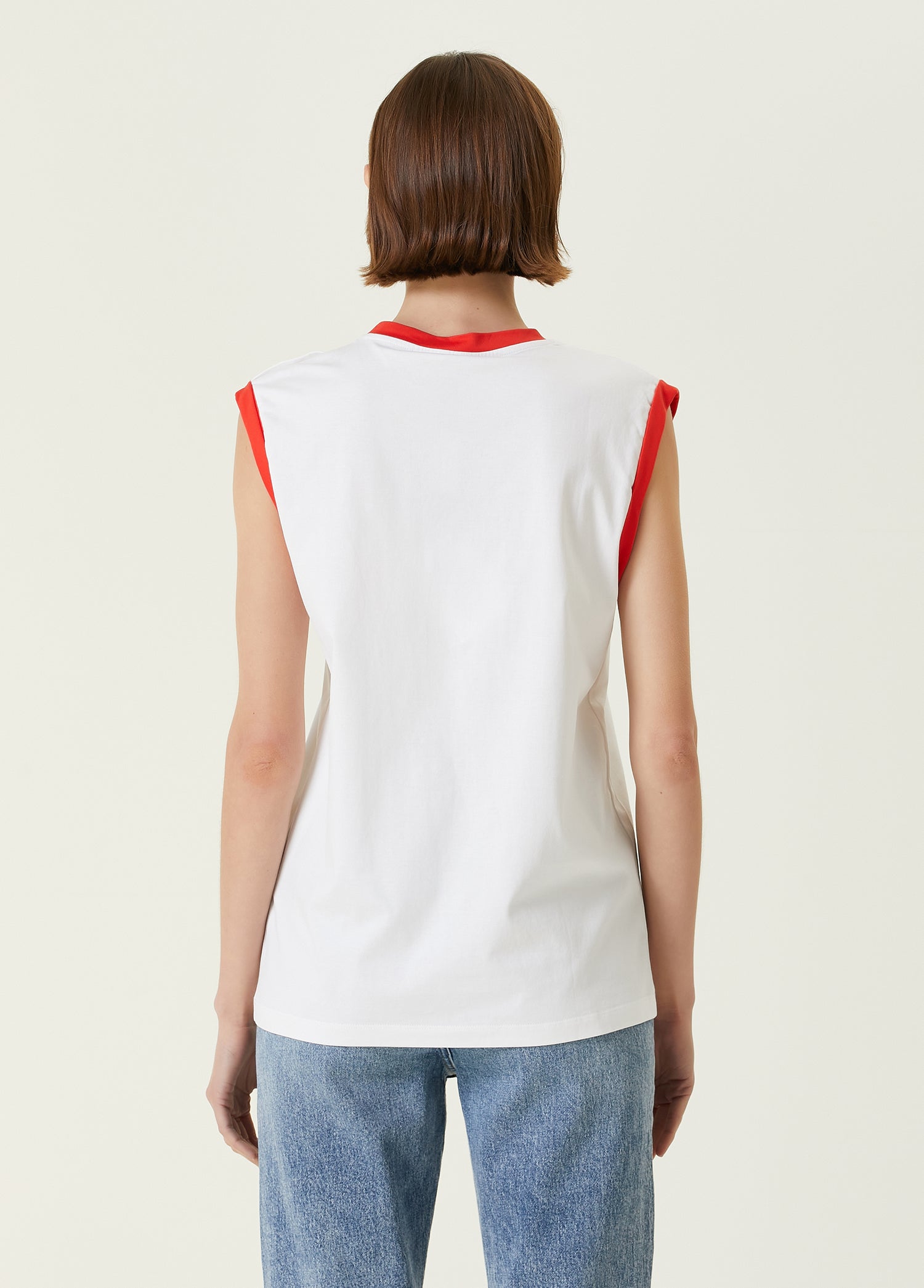 BALMAIN BICOLOR TANK TOP - BEYMEN