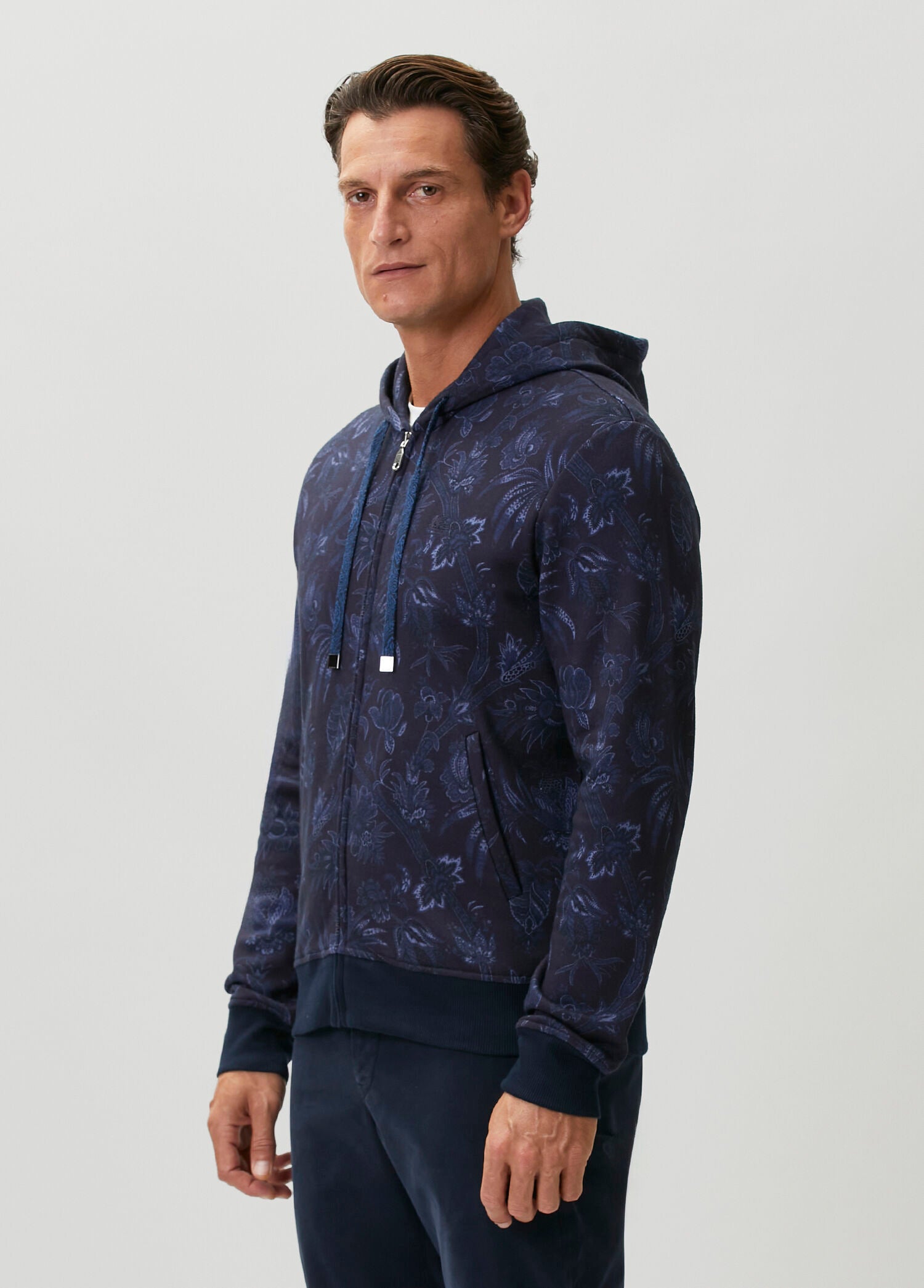 ETRO ZIPPED HOODIE WELT PKT - BEYMEN