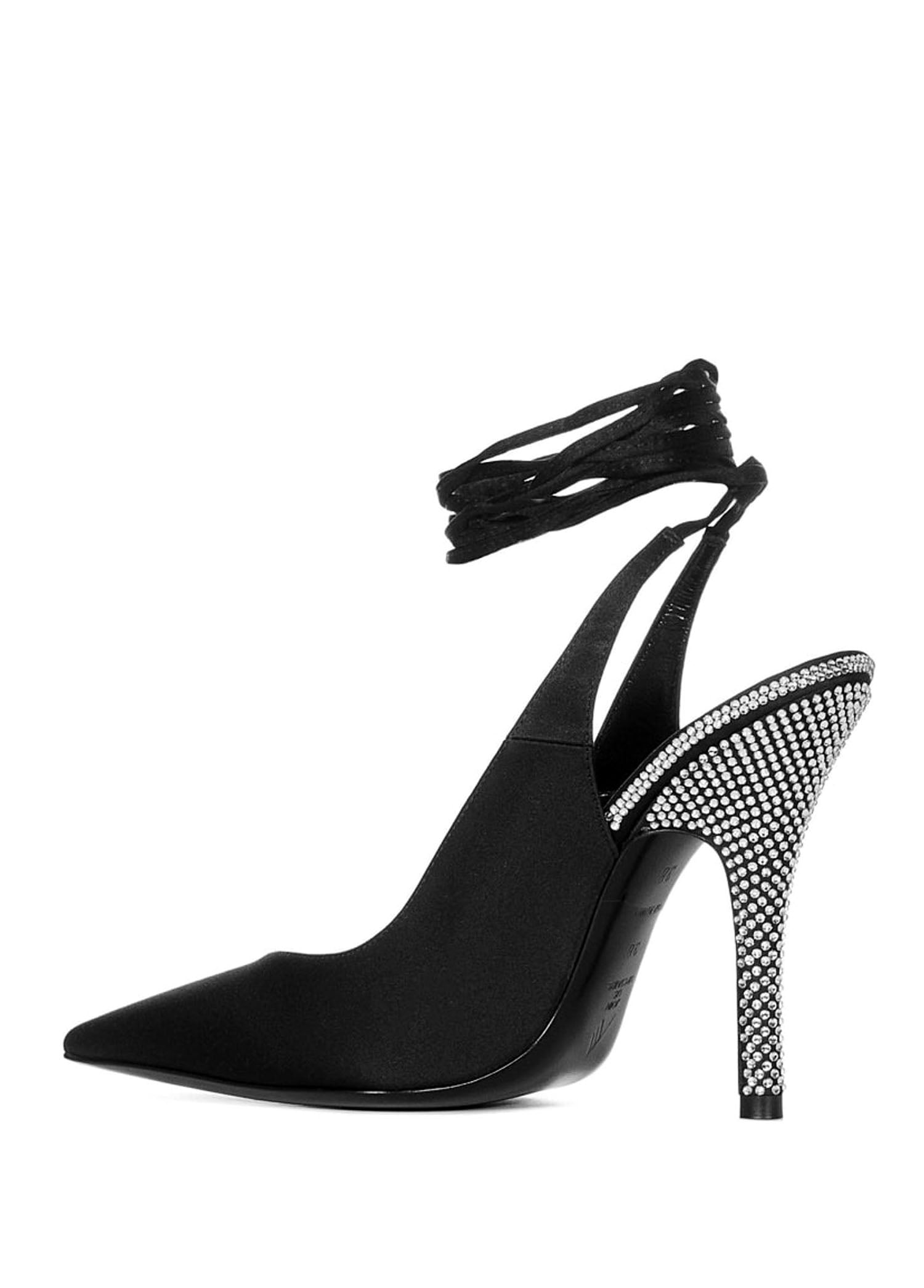 THE ATTICO 105MM SLINGBACK W/CRYSTAL - BEYMEN