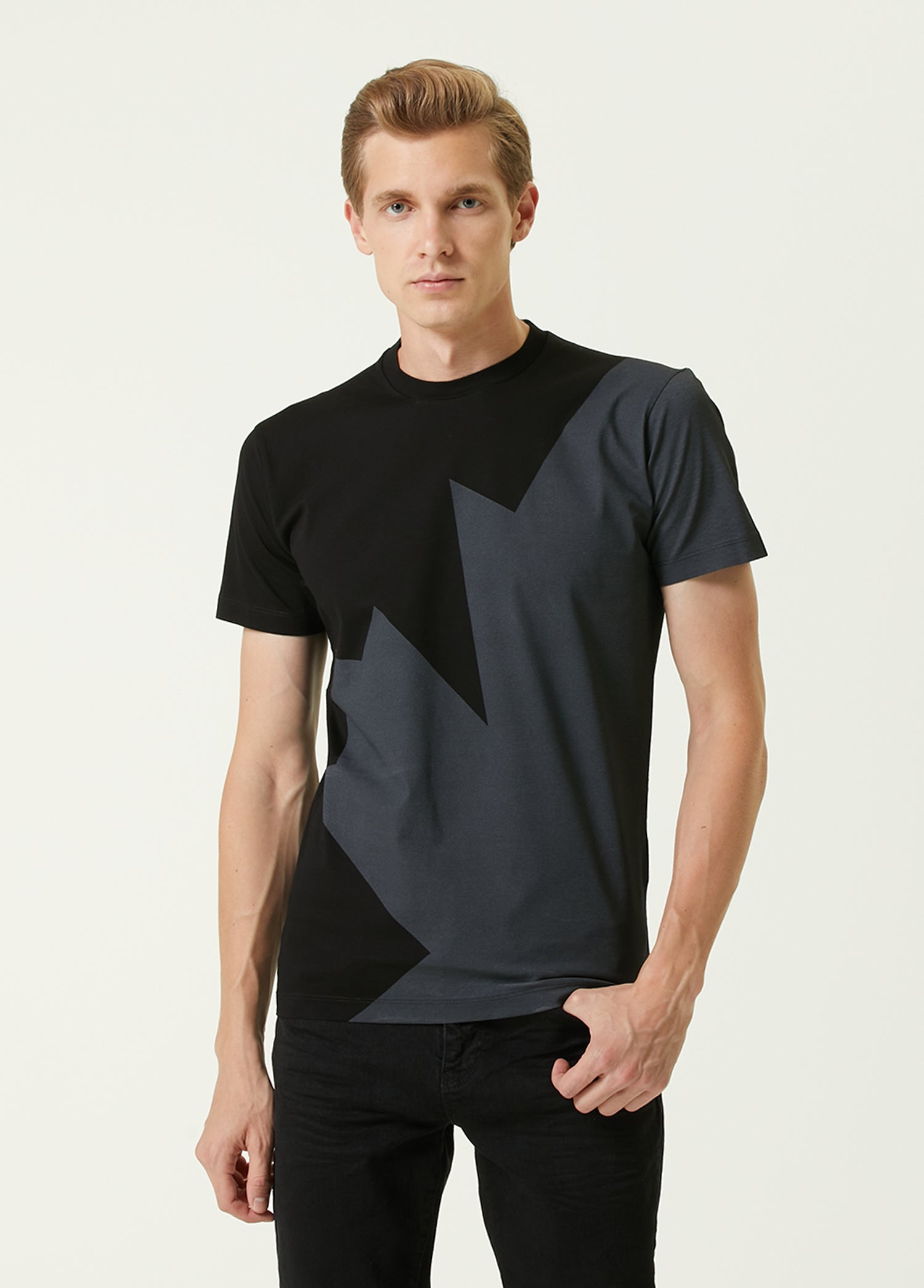 DSQUARED2 MEGALEAF COOL TEE - BEYMEN