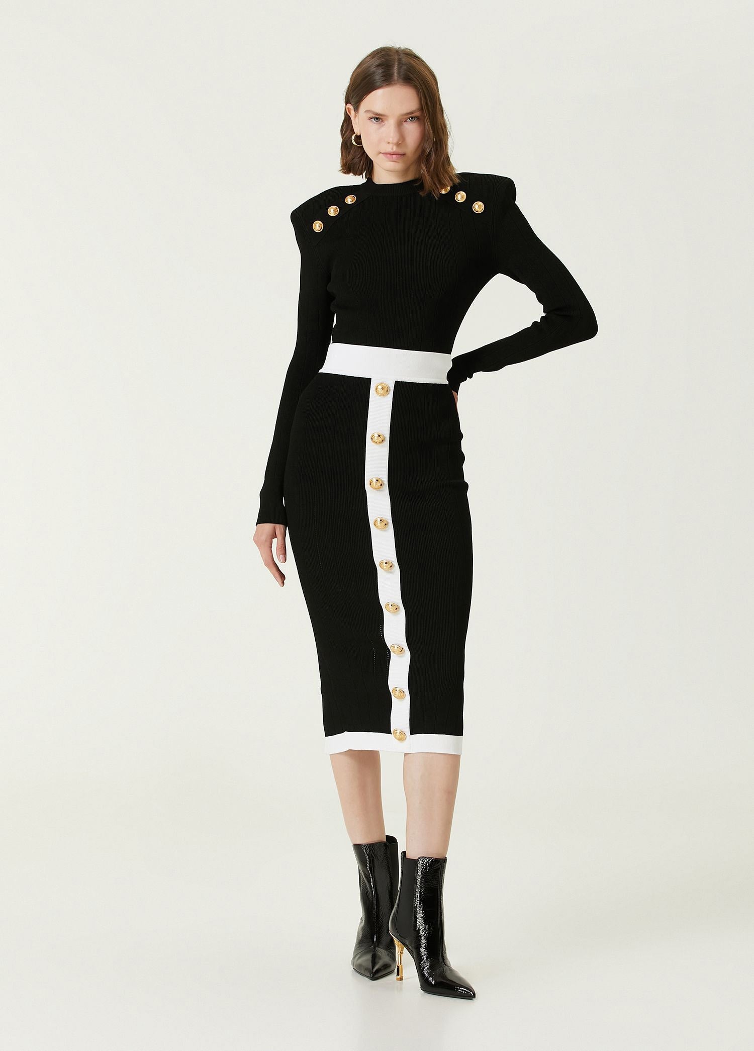 BALMAIN MIDI SKIRT - BEYMEN