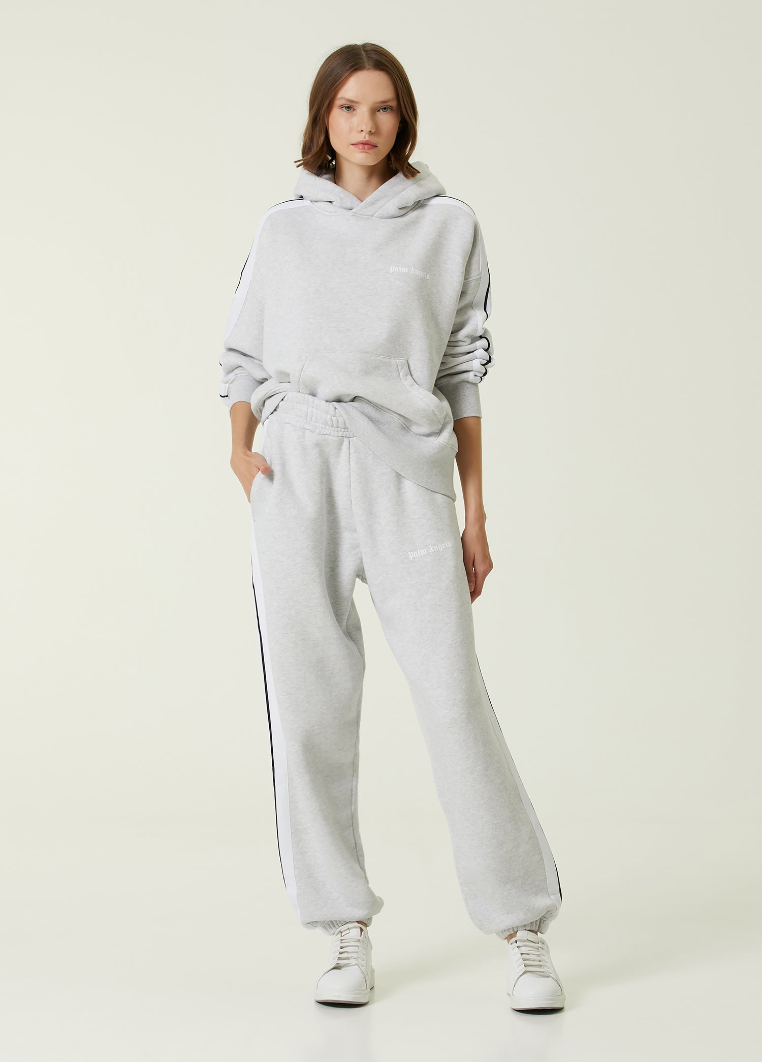 PALM ANGELS TRACK SWEATPANTS MELANGE - BEYMEN