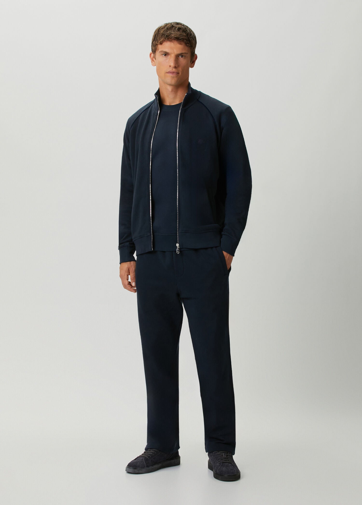 ETRO SWEAT BOMBER W/PIPING - BEYMEN
