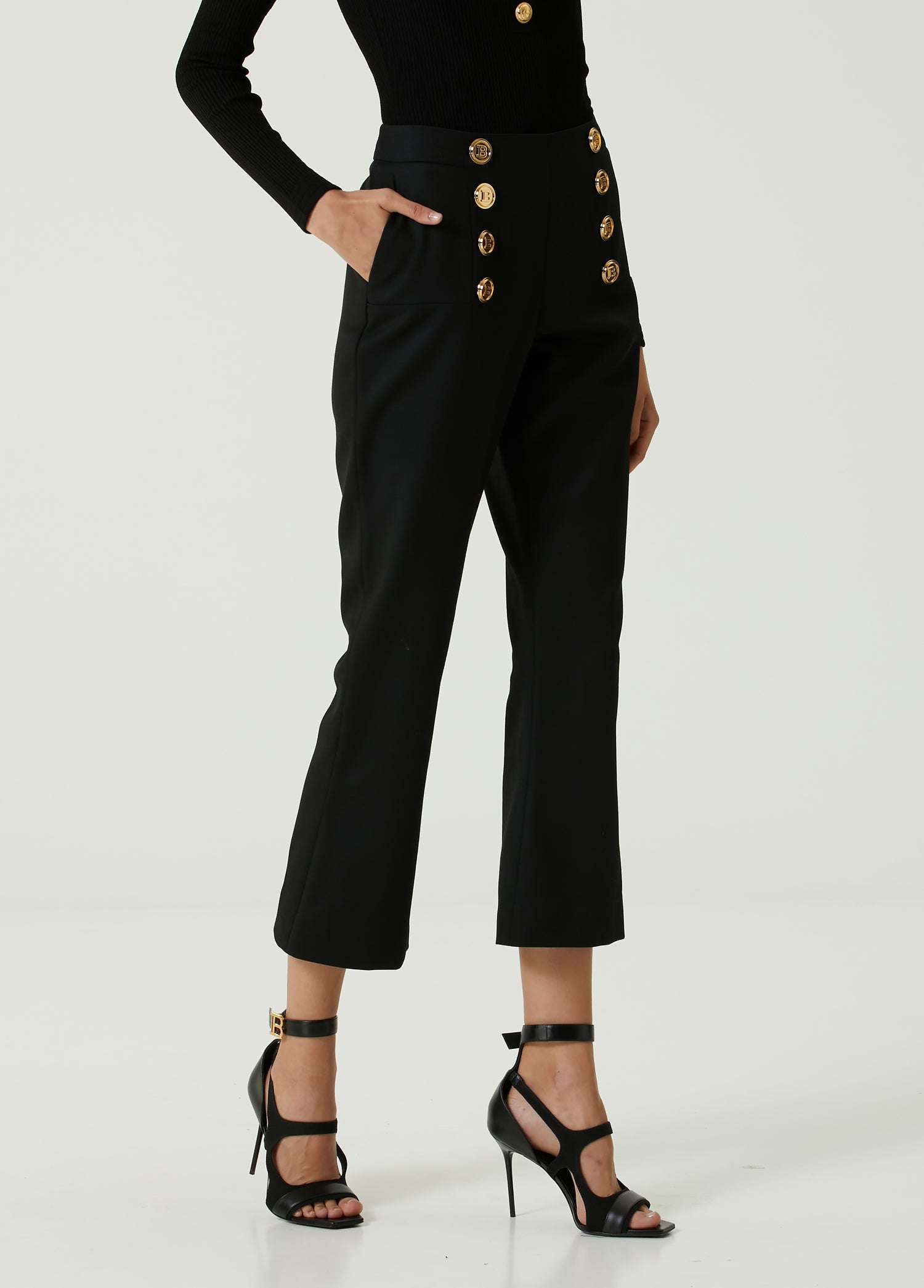 BALMAIN 6 BTN CROPPED BOOTCUT - BEYMEN