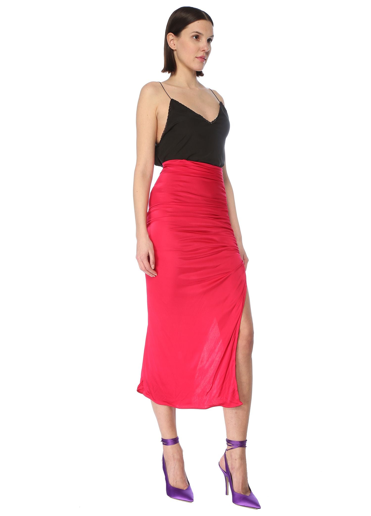 THE ATTICO MIDI SKIRT - BEYMEN